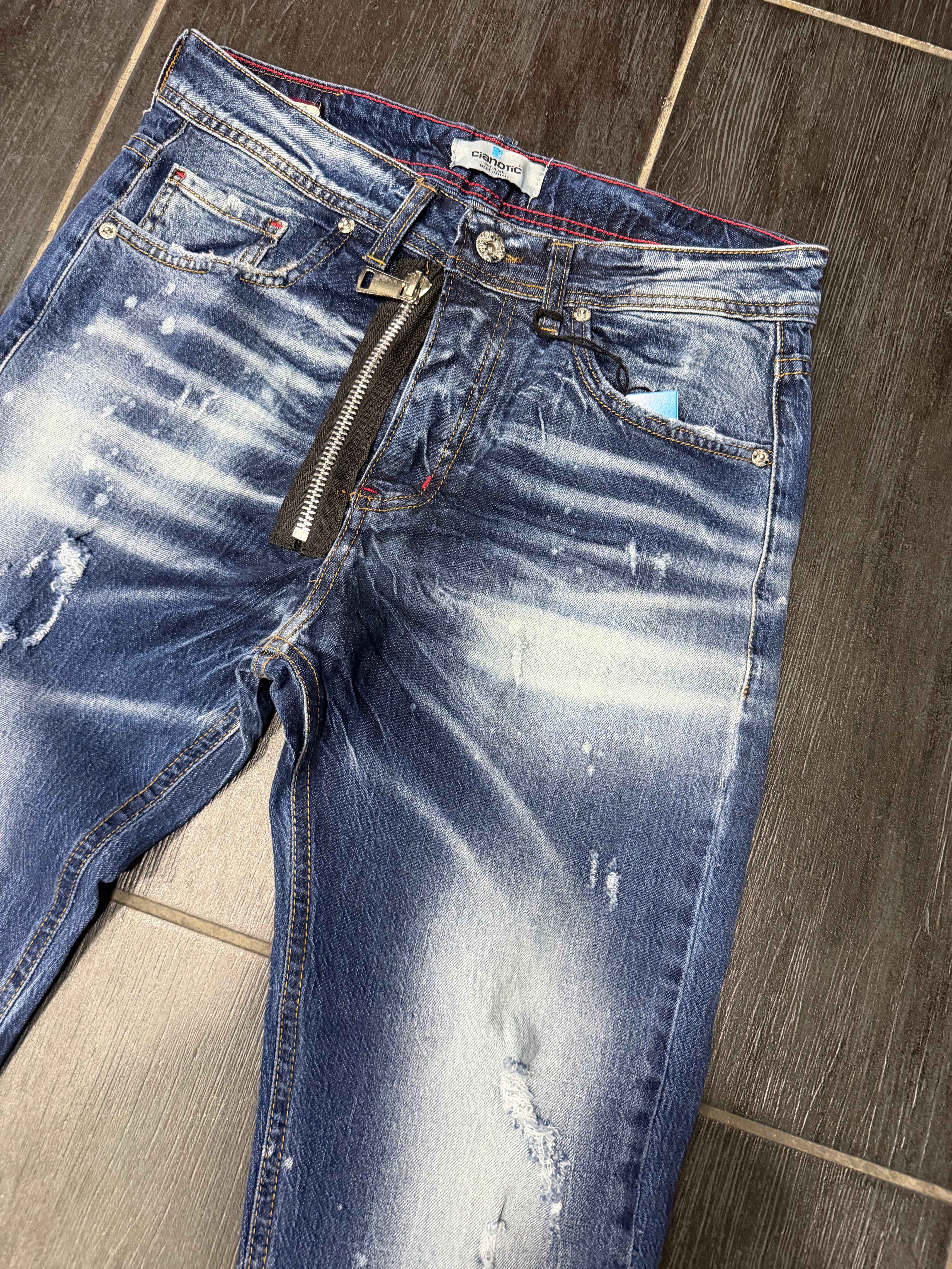 JEANS MOD DQ63 ZIP