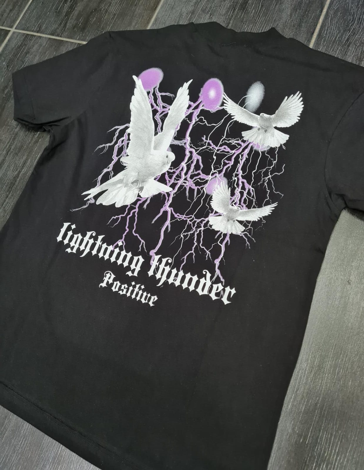 T-Shirt - Lightining Number Positive