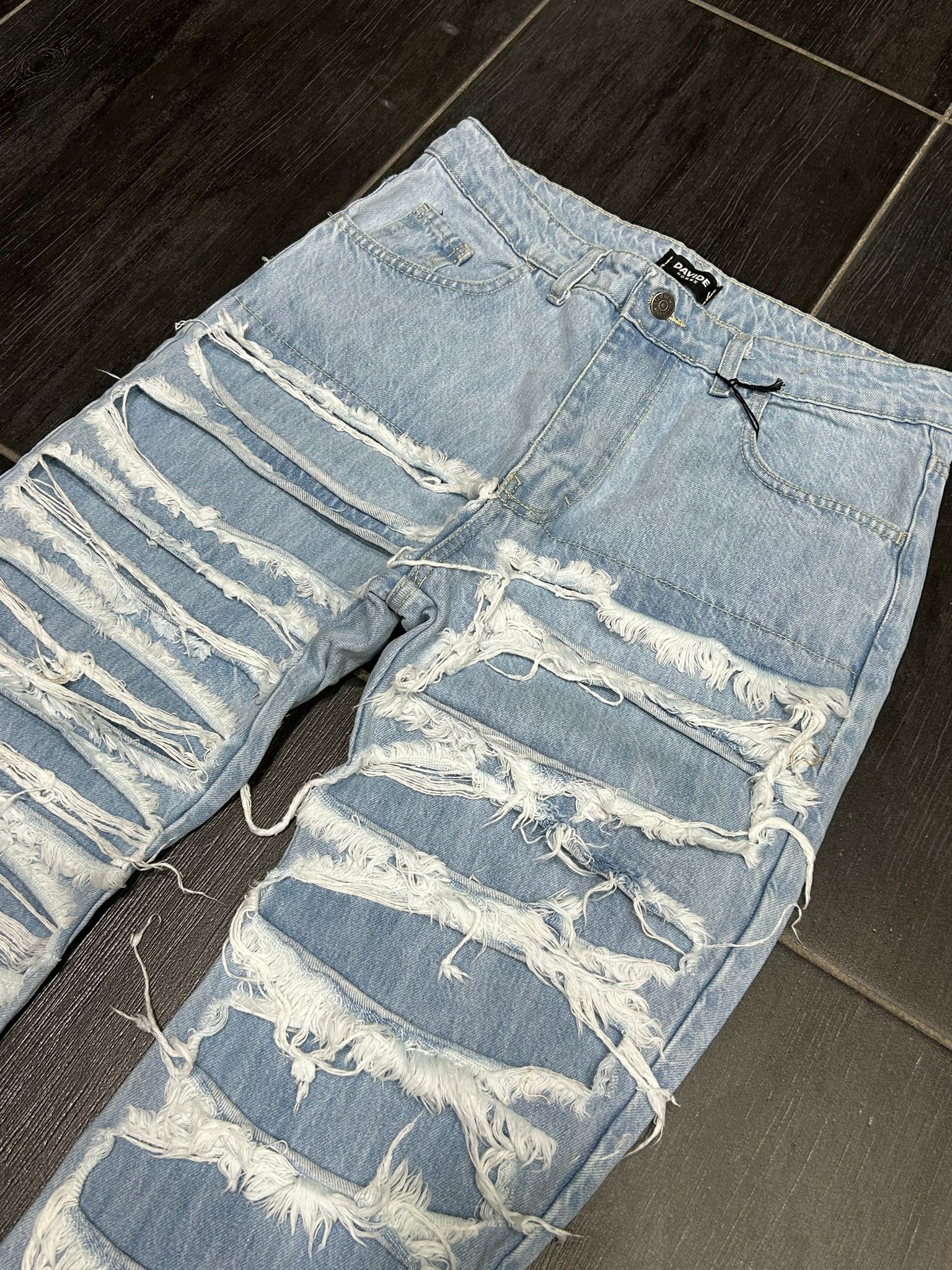 JEANS RIPPED MOD CELESTE