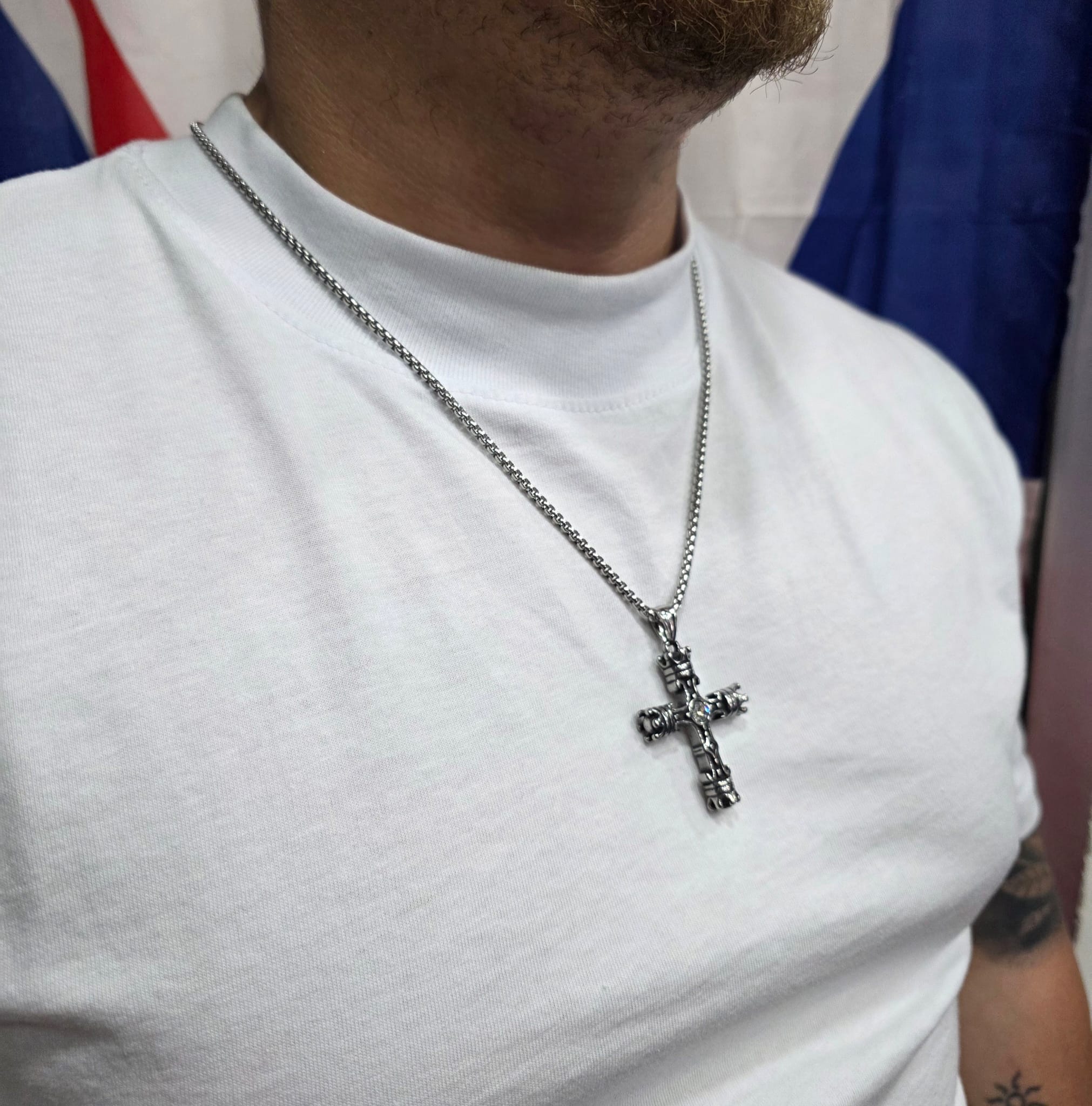 collana mod croce cross