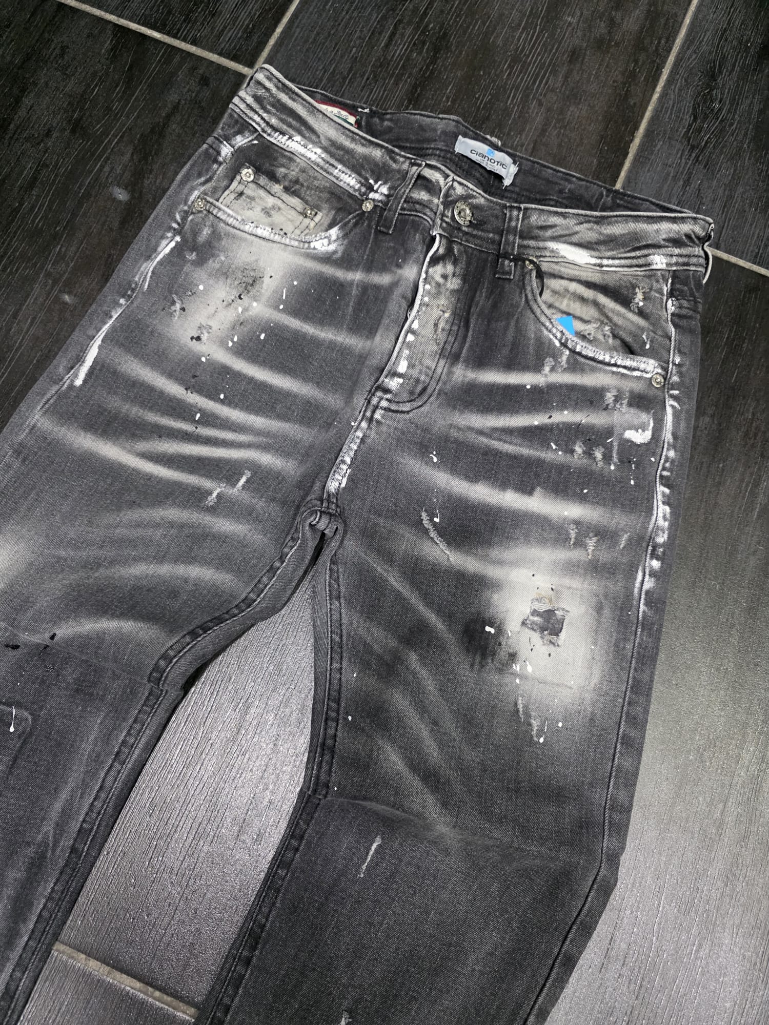 JEANS MOD FL/2 GRIGIO SCURO