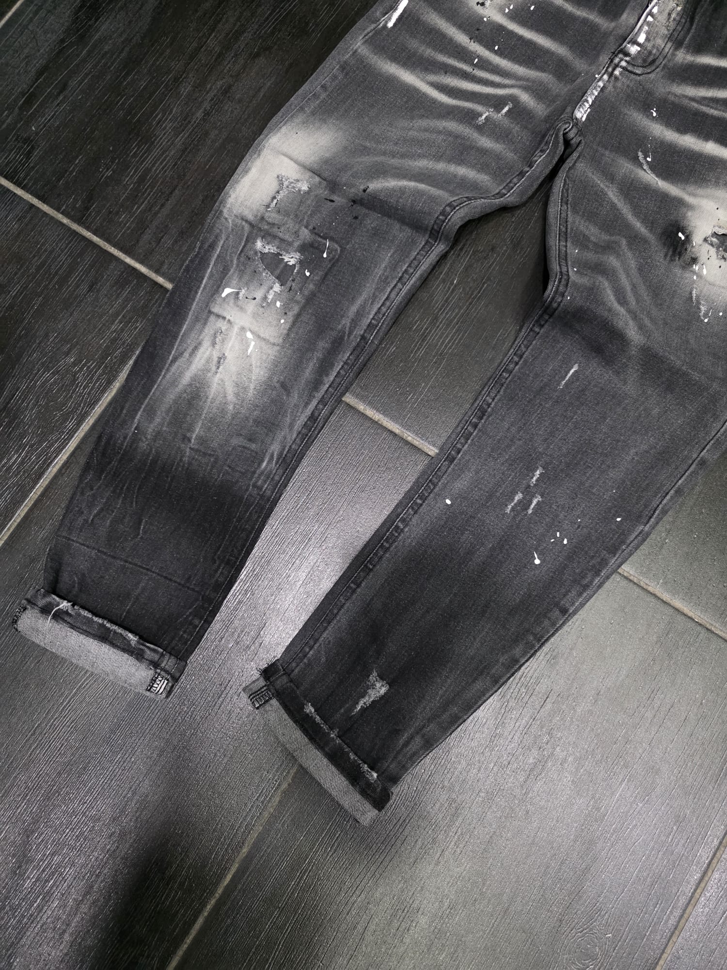 JEANS MOD FL/2 GRIGIO SCURO