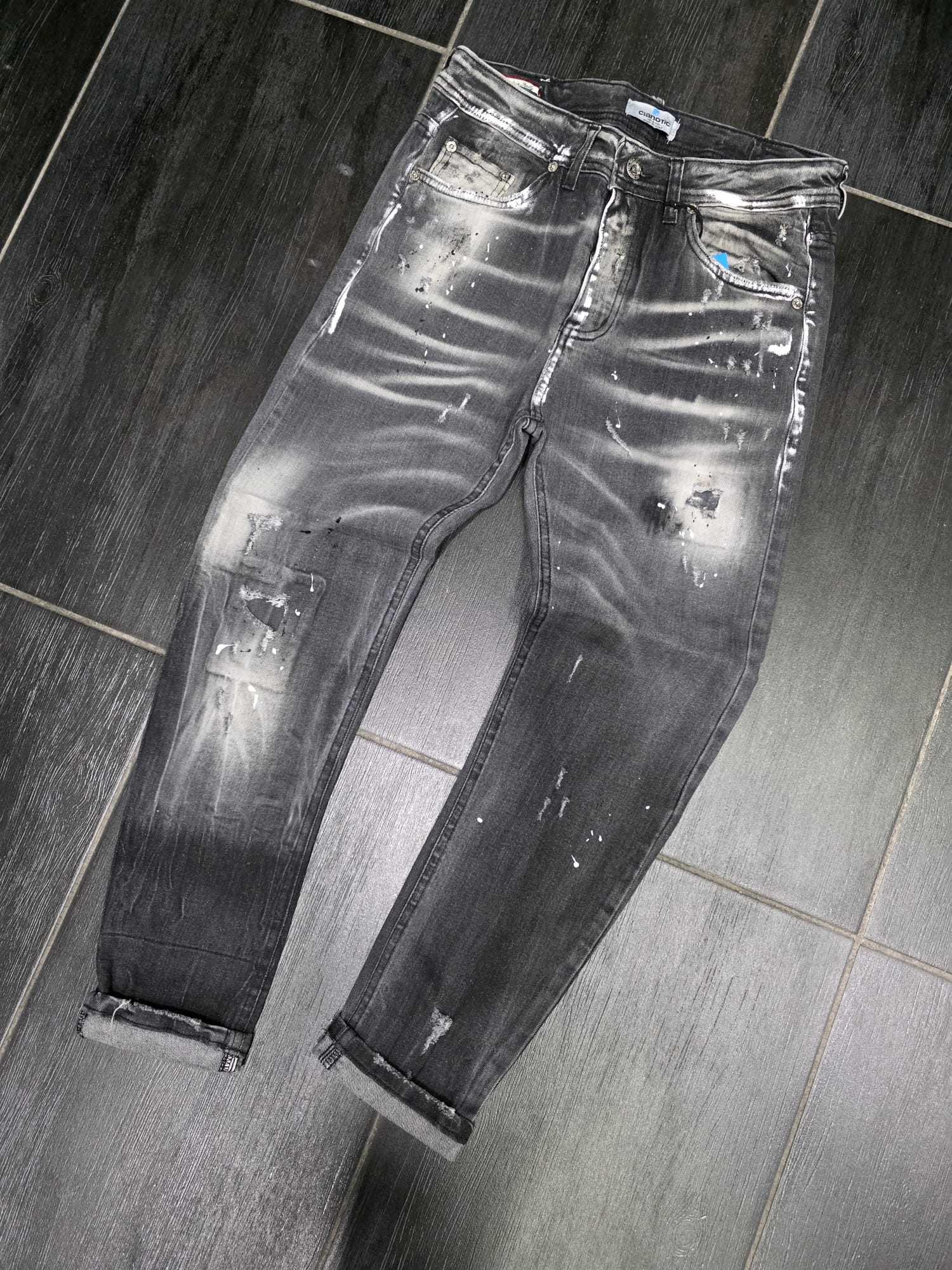 JEANS MOD FL/2 GRIGIO SCURO