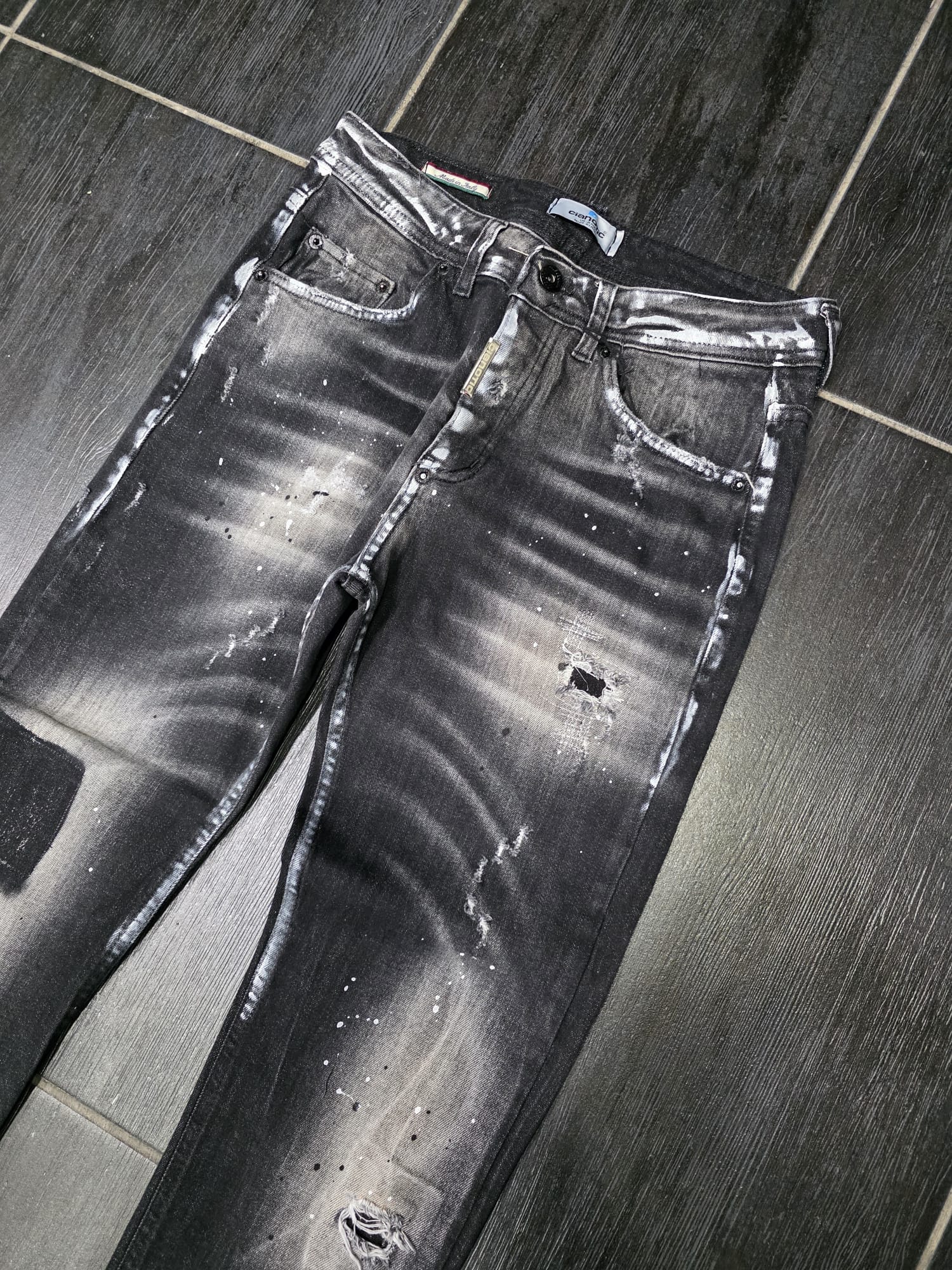 JEANS MOD REM BLACK