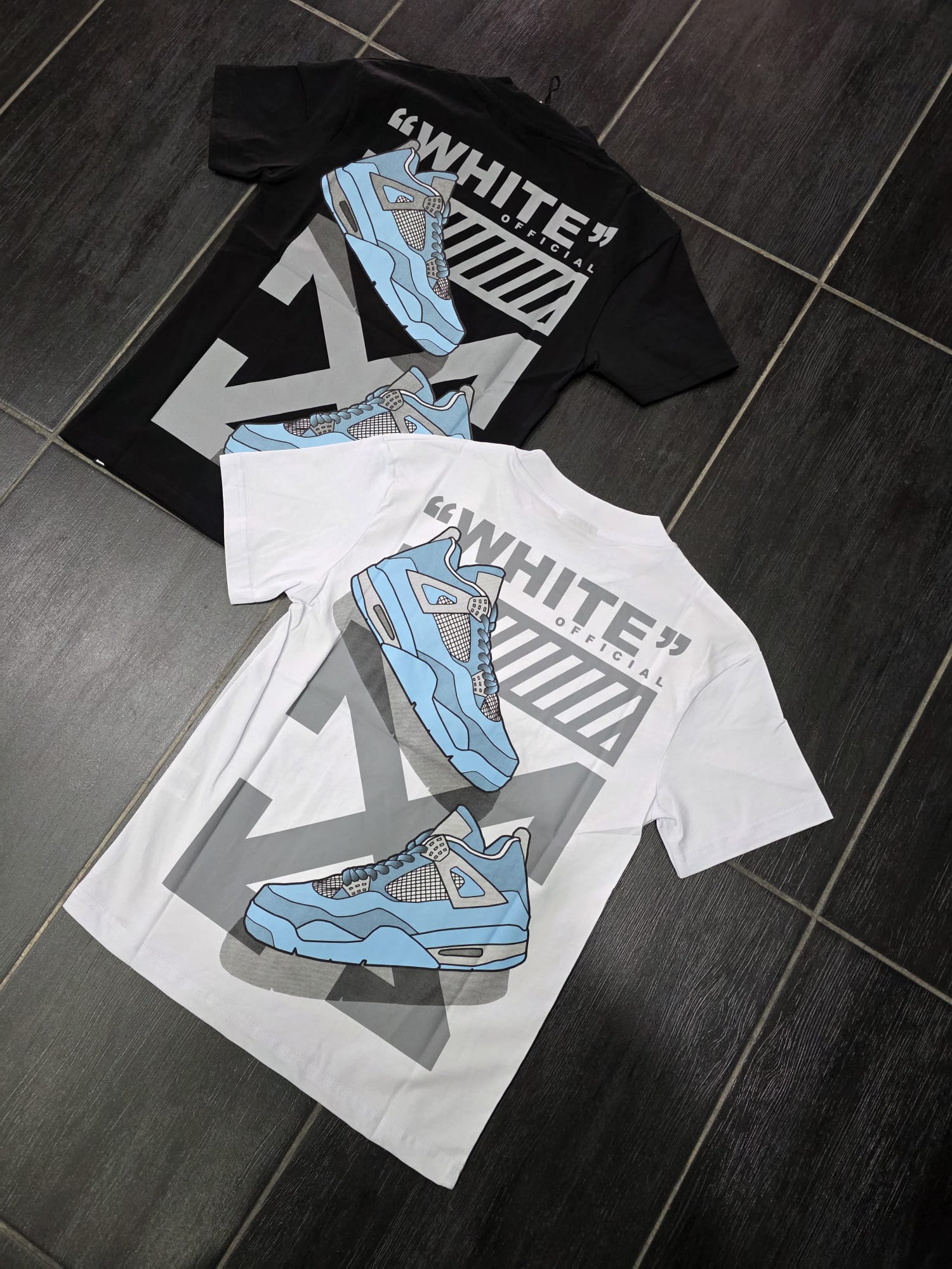 T-Shirt mod SCARPA AZZURRA