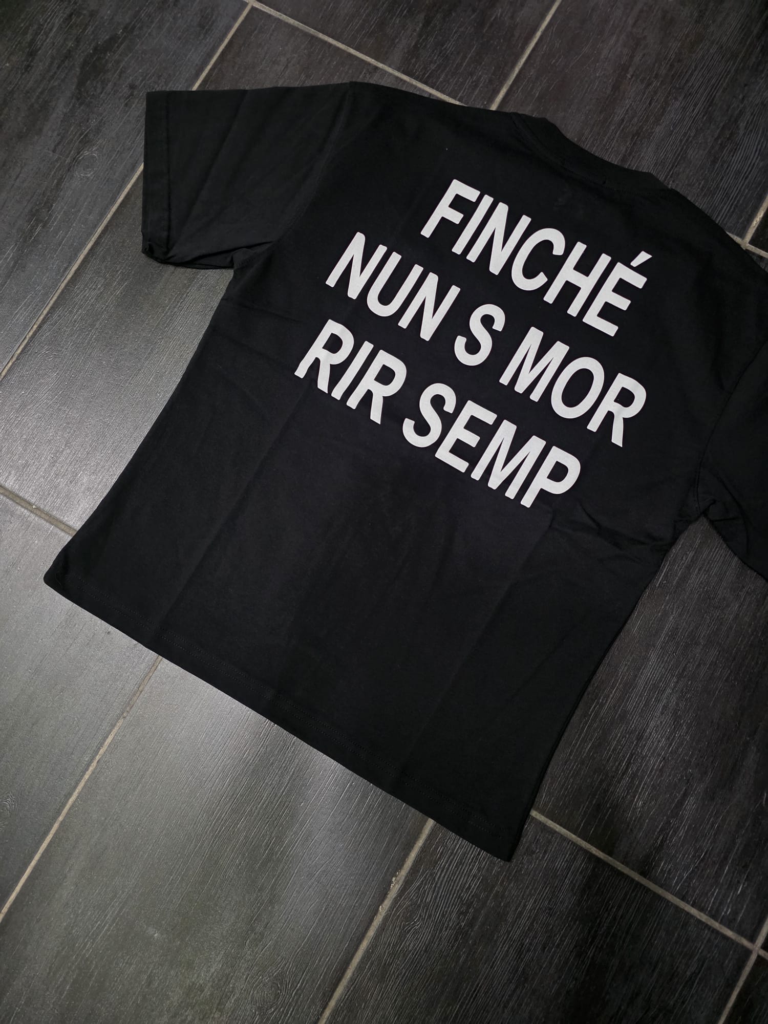 T-Shirt modn FINCHE NON S MOR