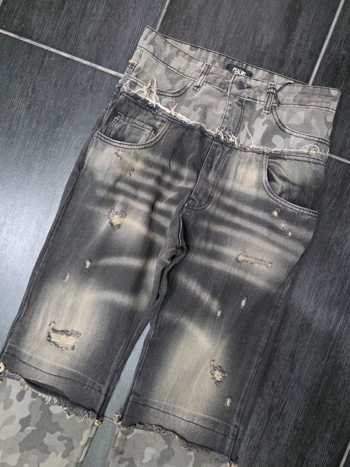 JEANS MOD military nero 1006