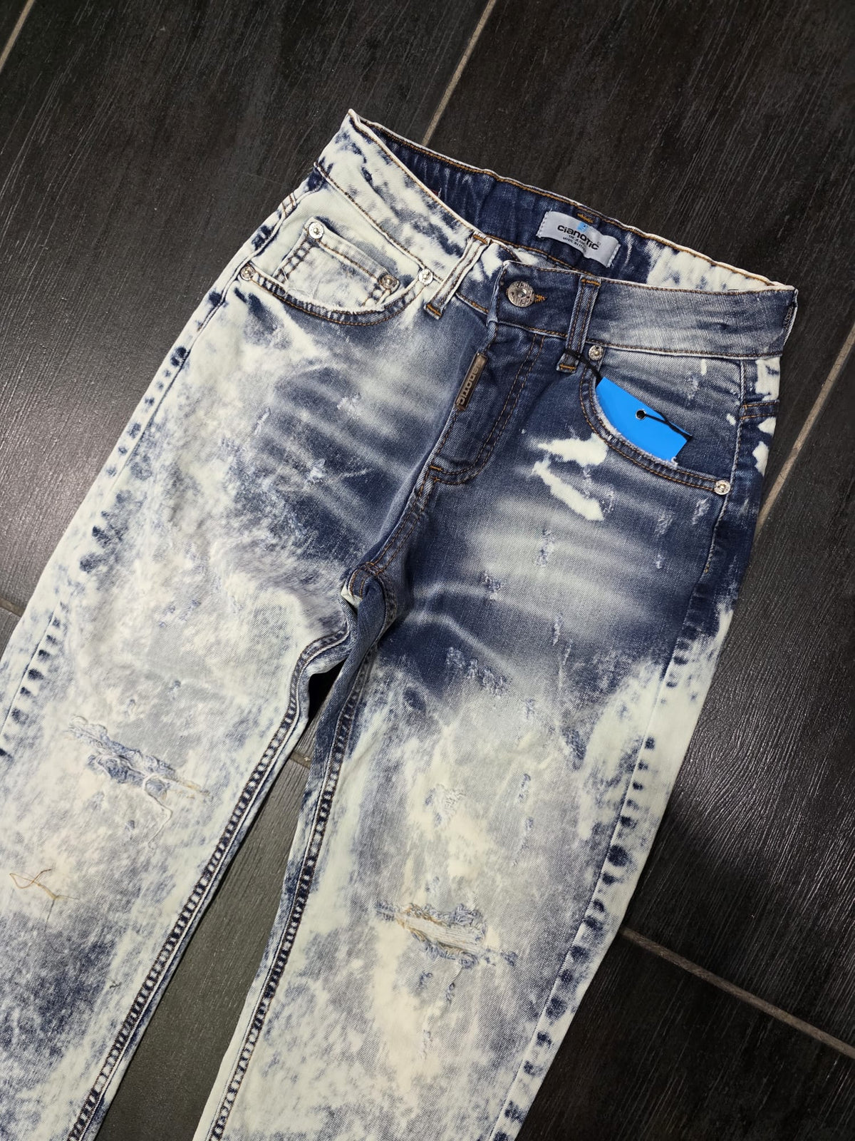 JEANS MOD BAGGY STARK BLU