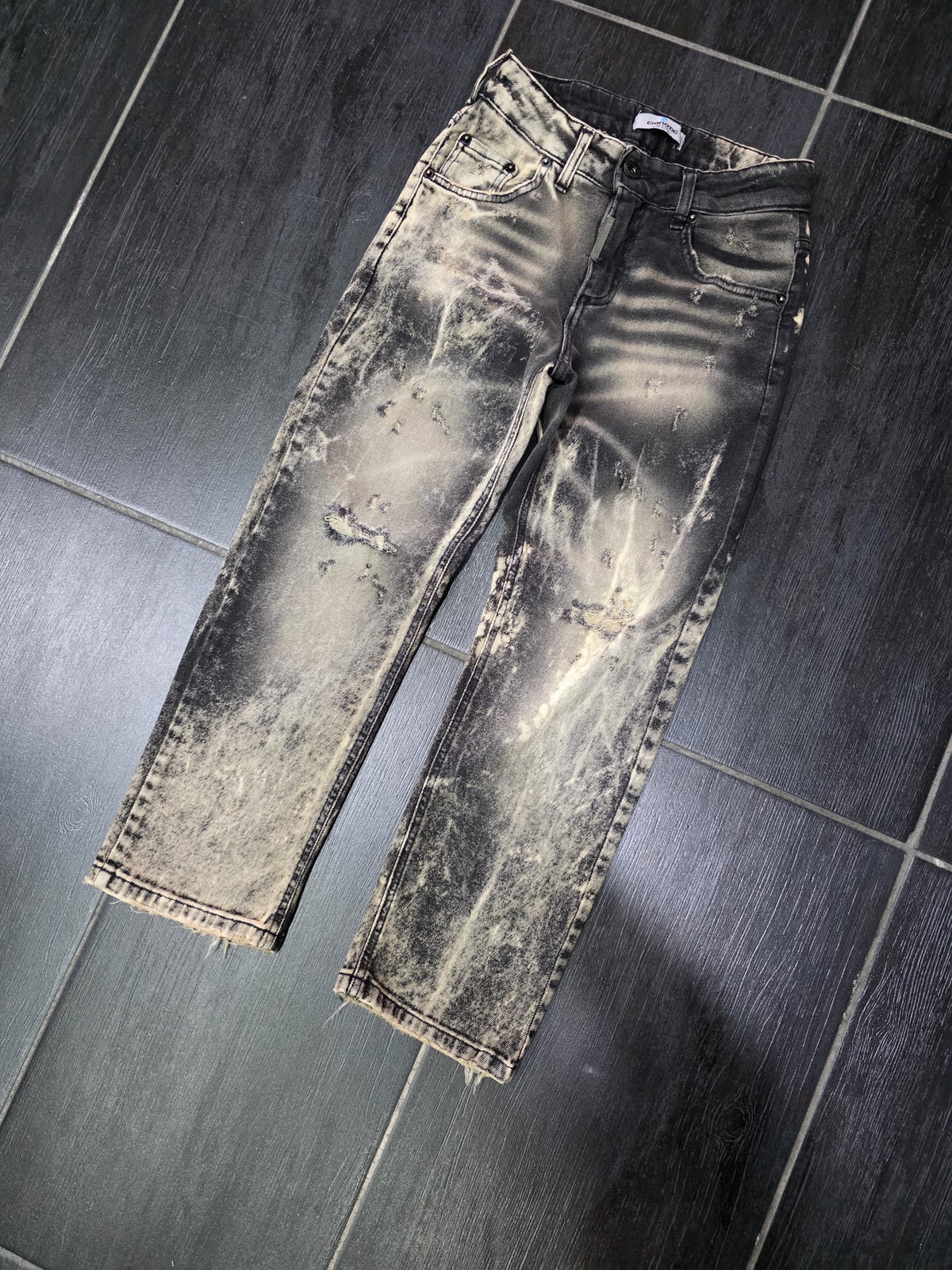 JEANS MOD BAGGY STARK SABBIATO BLACK