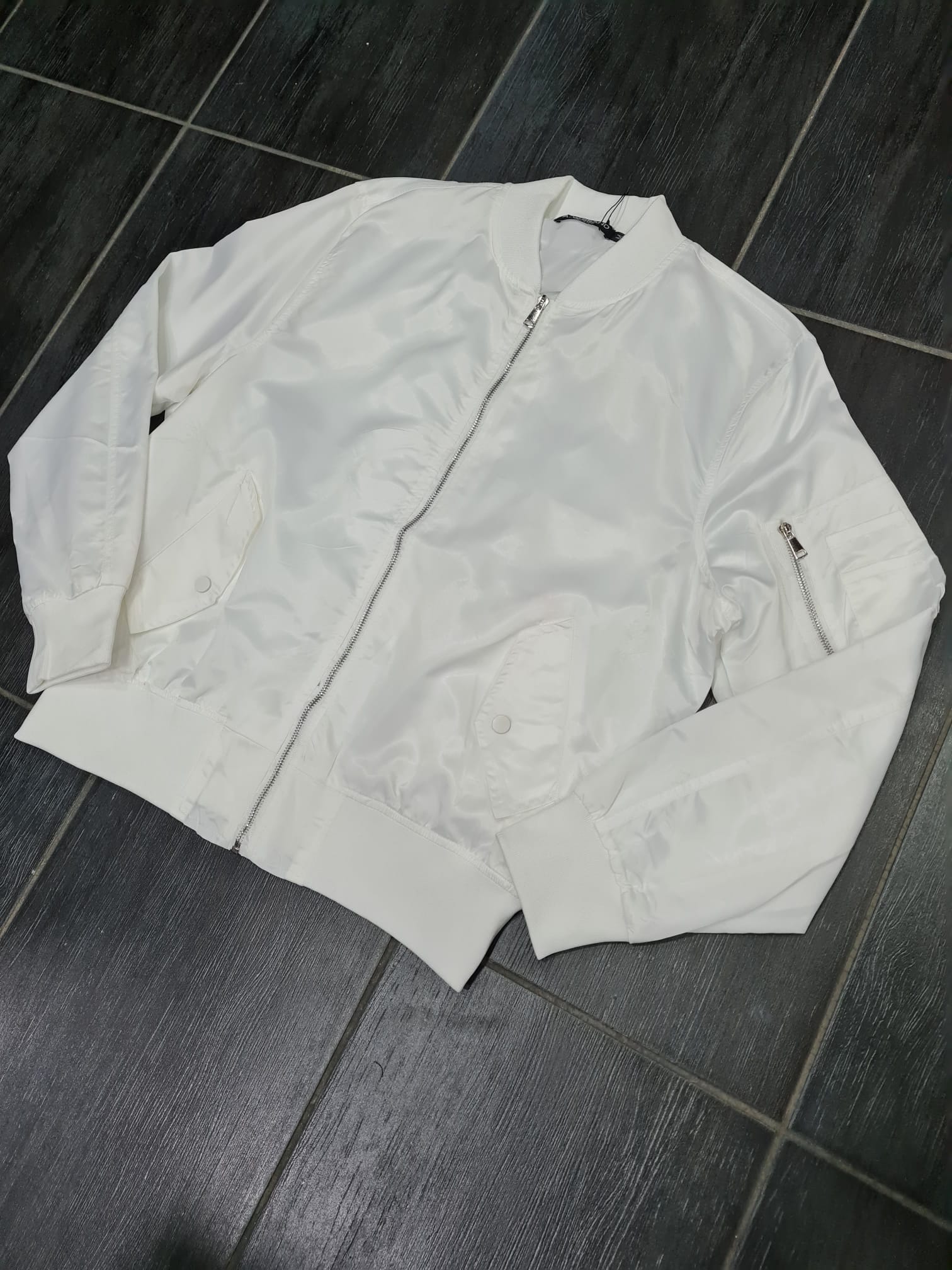 Giubbino Acetato Bianco