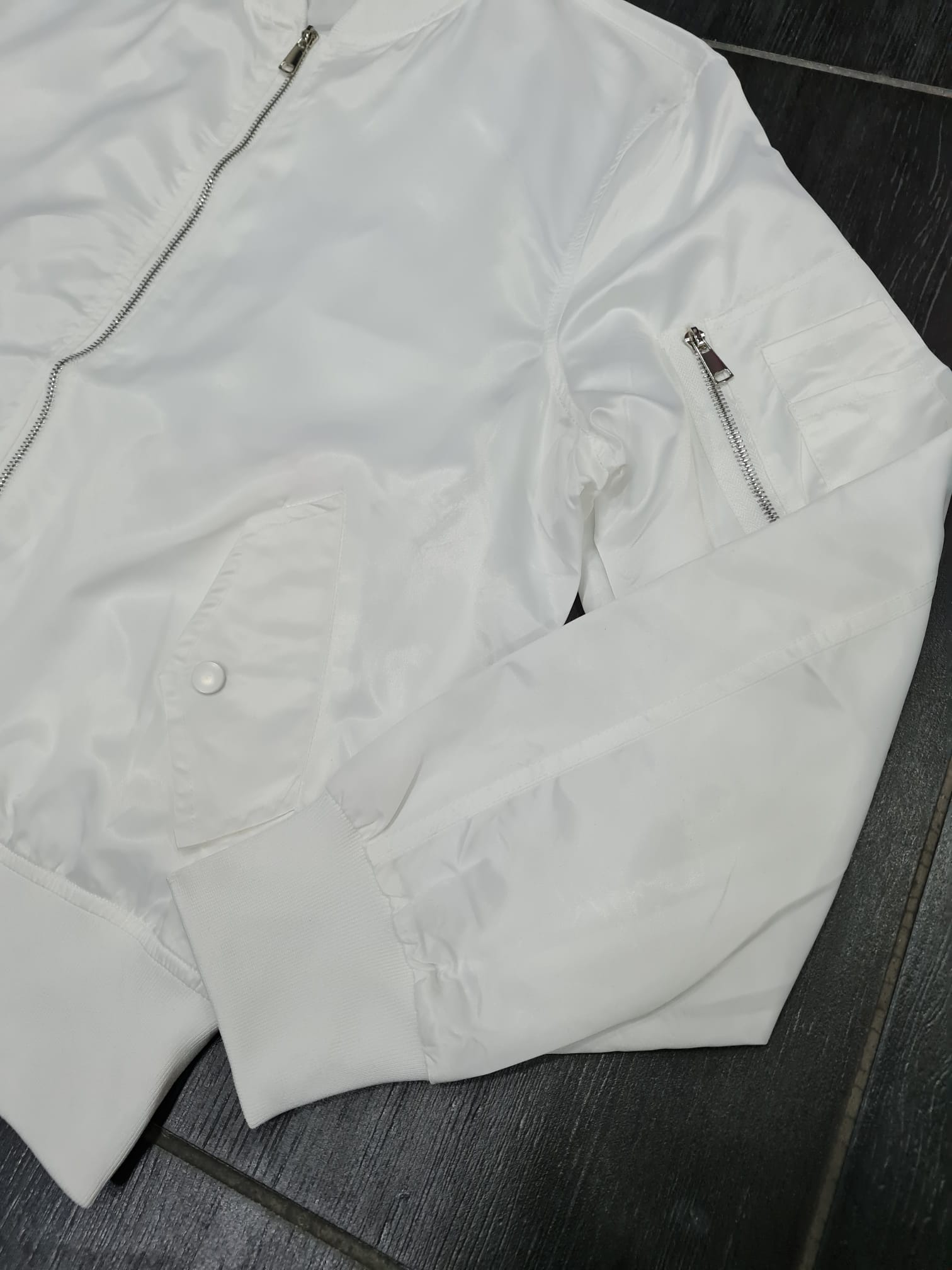Giubbino Acetato Bianco