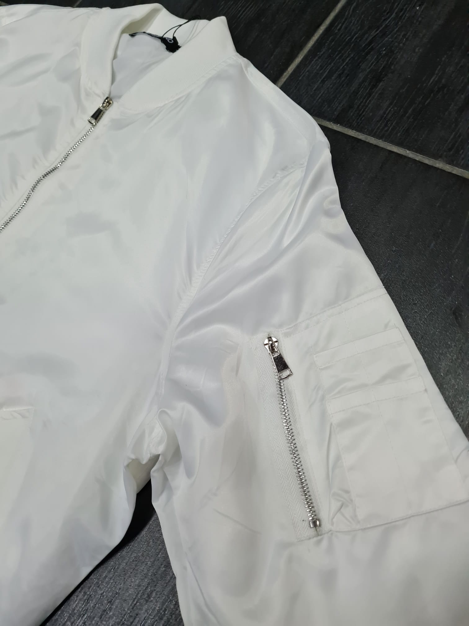 Giubbino Acetato Bianco