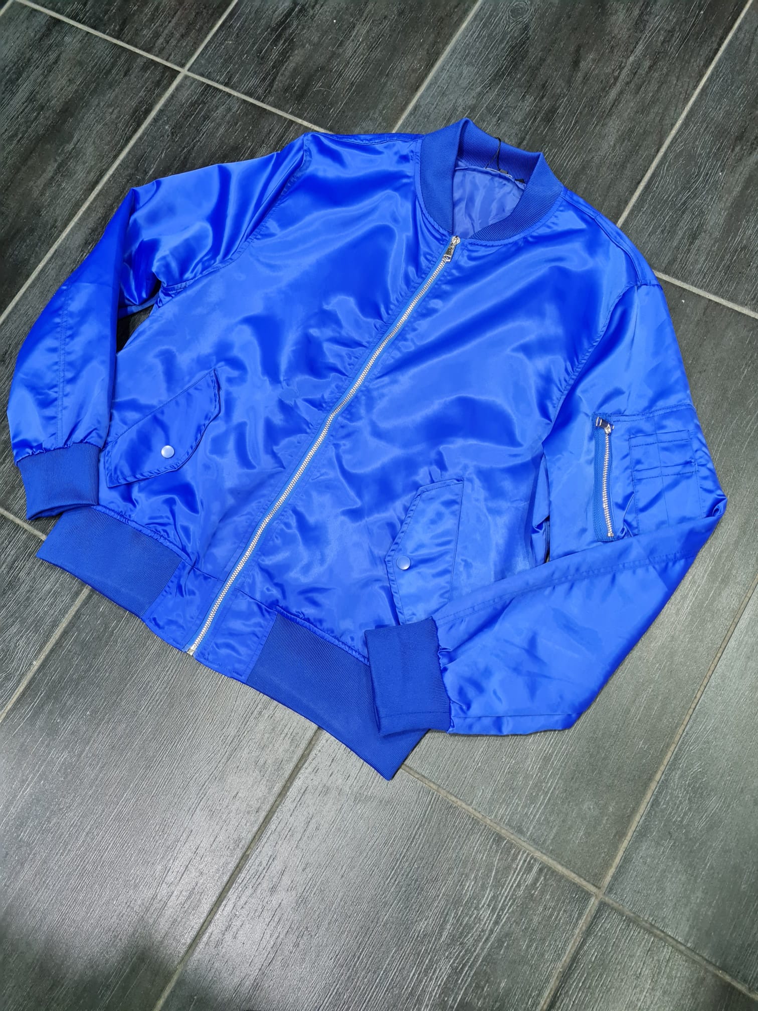 Giubbino Acetato Blu