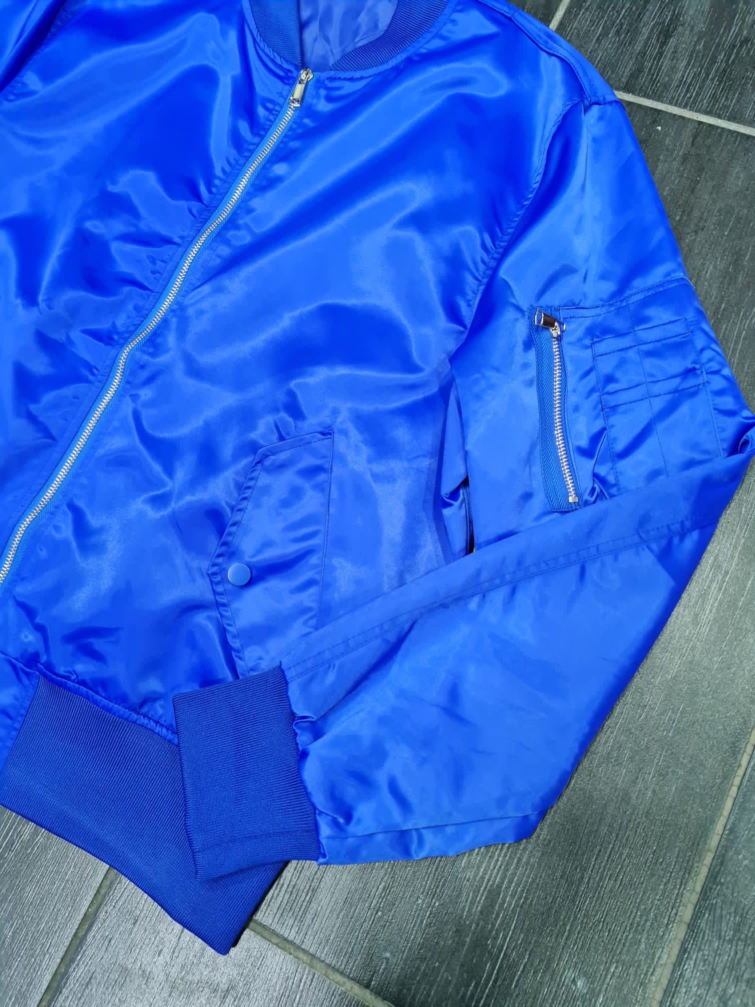 Giubbino Acetato Blu