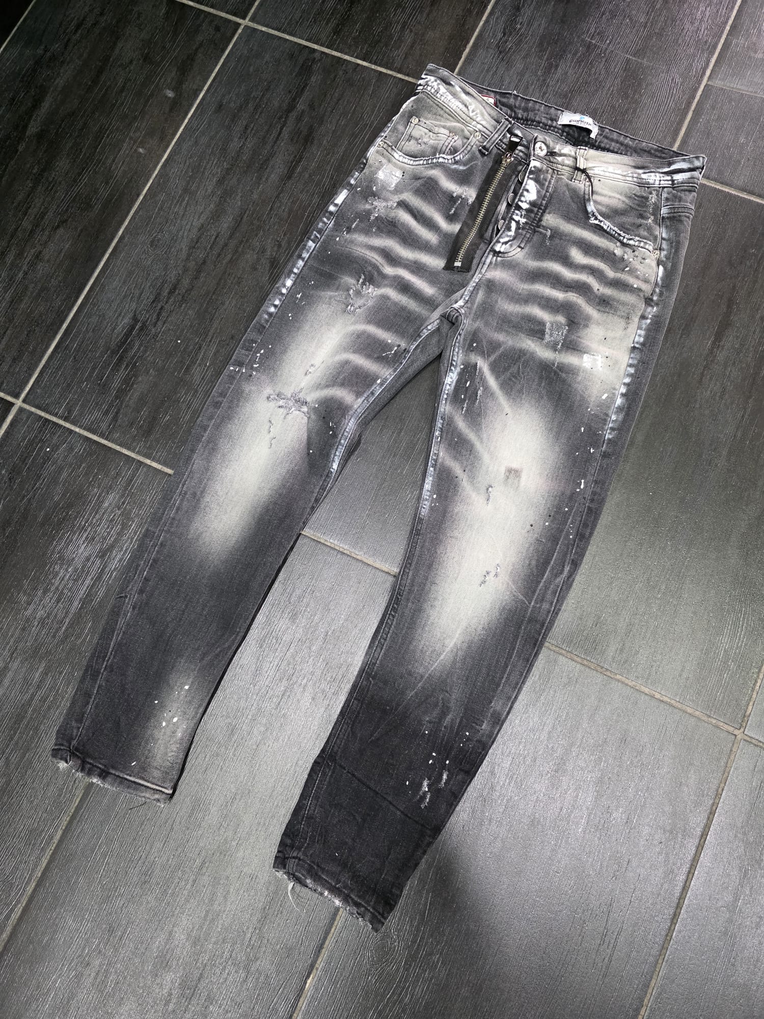 JEANS MOD BOSER GRIGIO