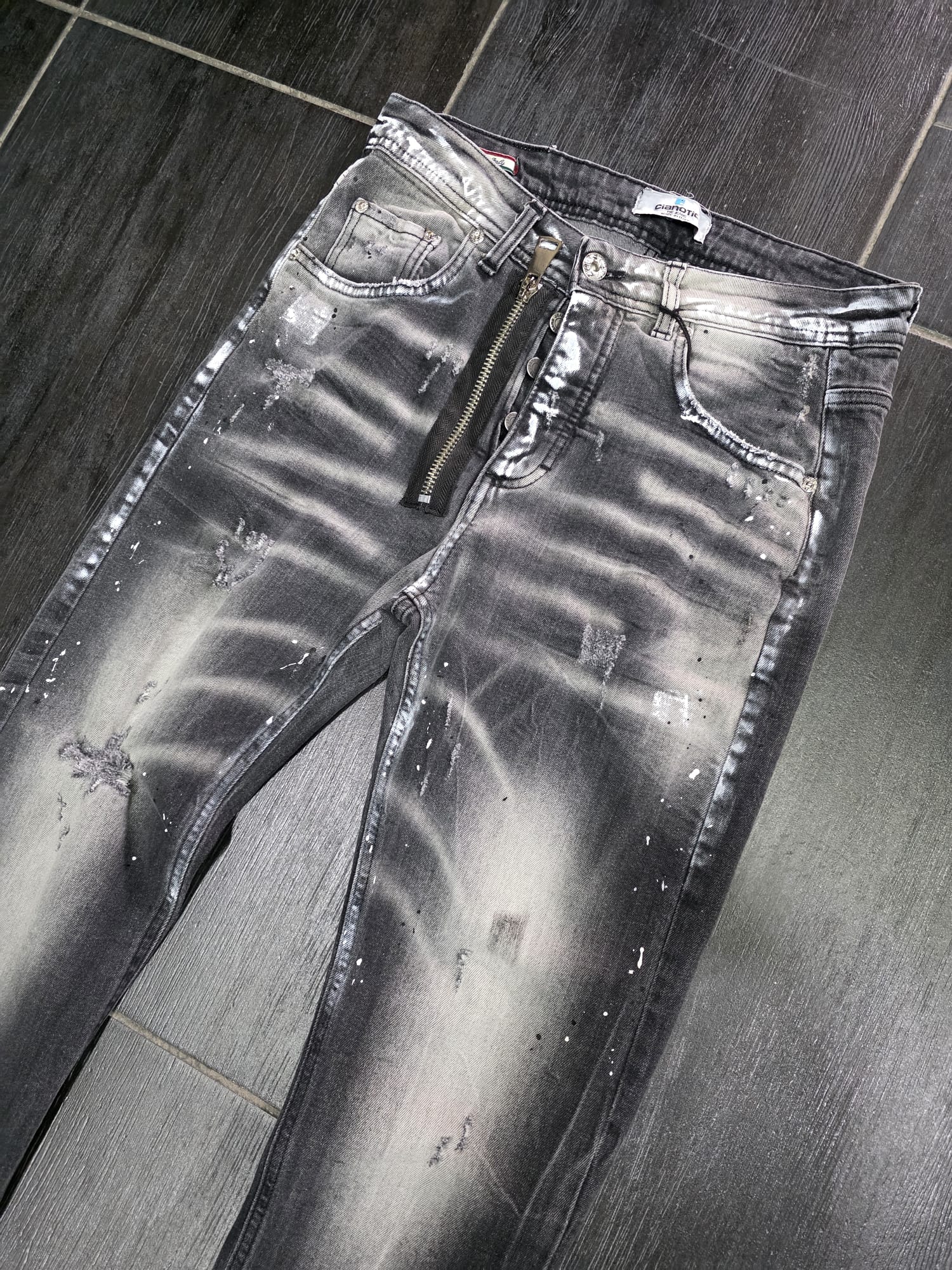 JEANS MOD BOSER GRIGIO