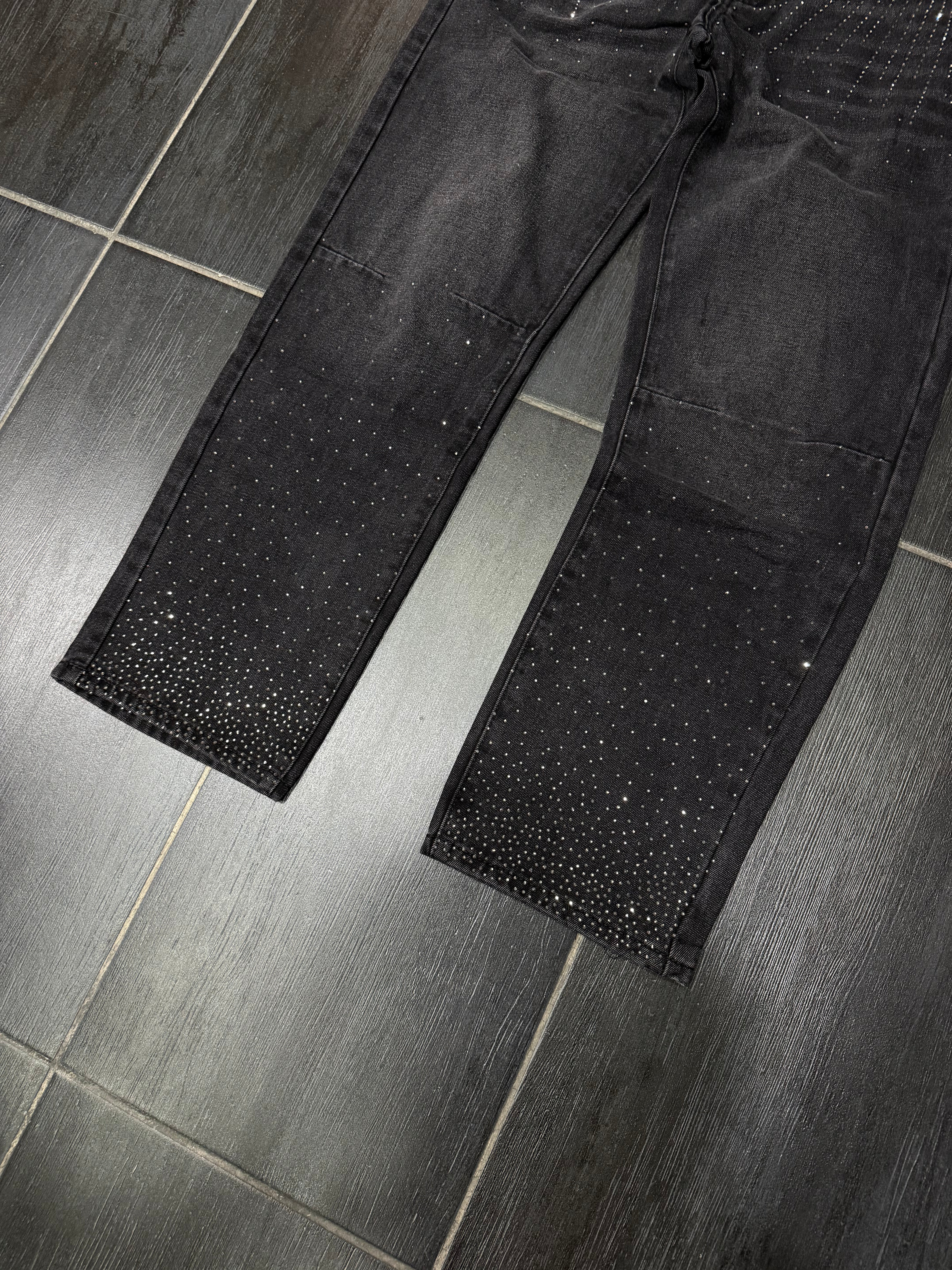 JEANS MOD 8685  BRILLANTINI NERO
