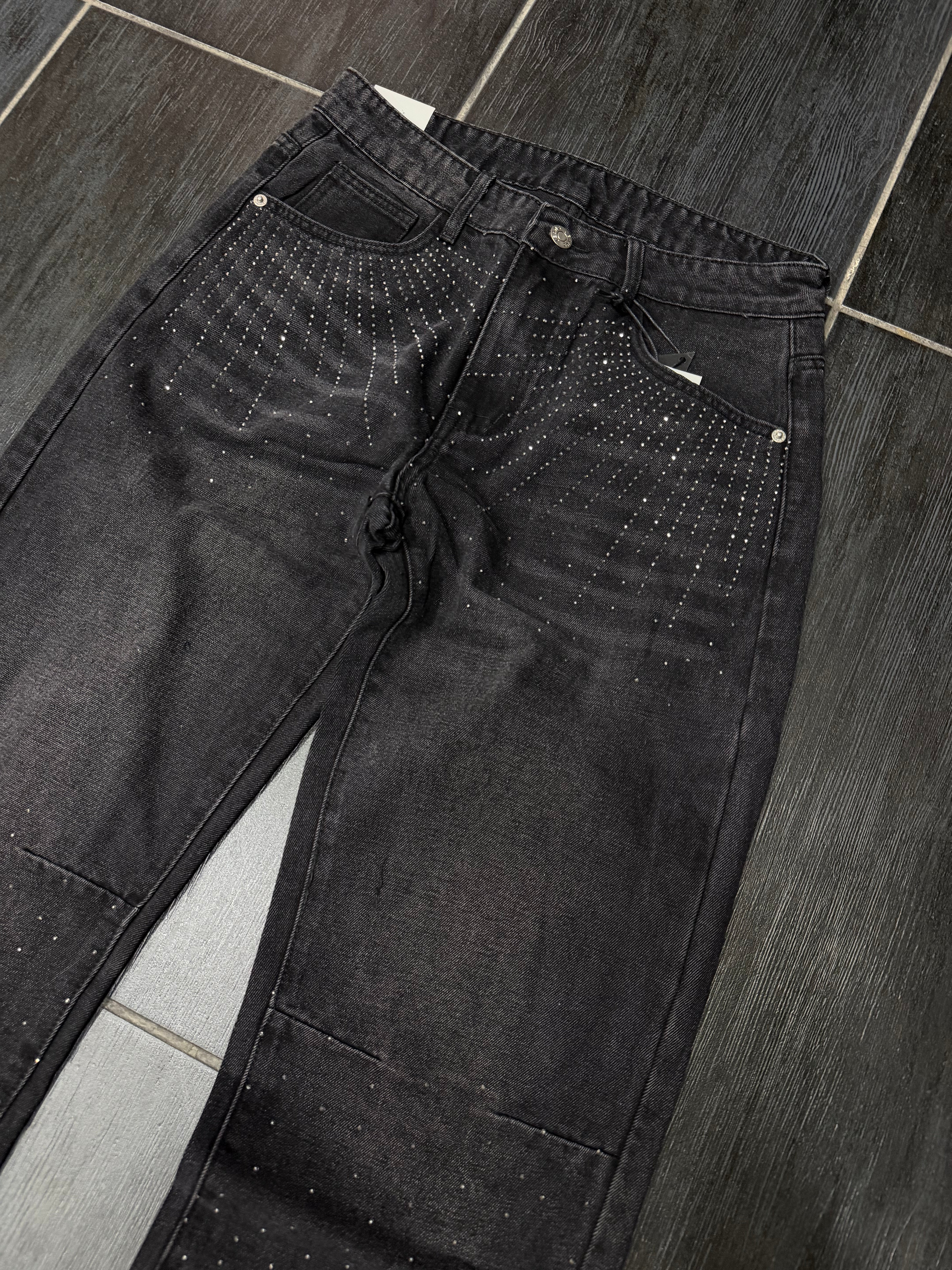 JEANS MOD 8685  BRILLANTINI NERO
