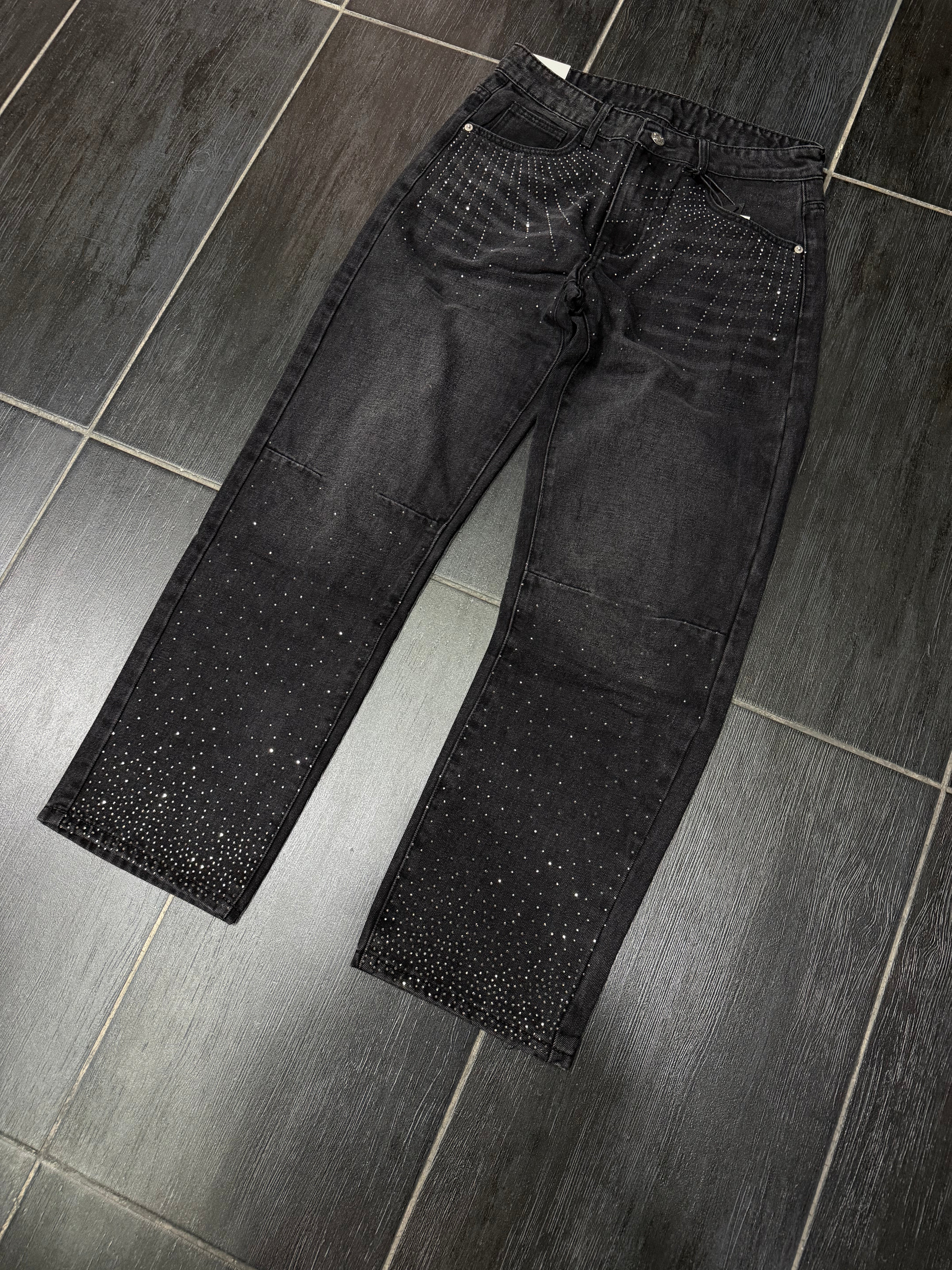 JEANS MOD 8685  BRILLANTINI NERO