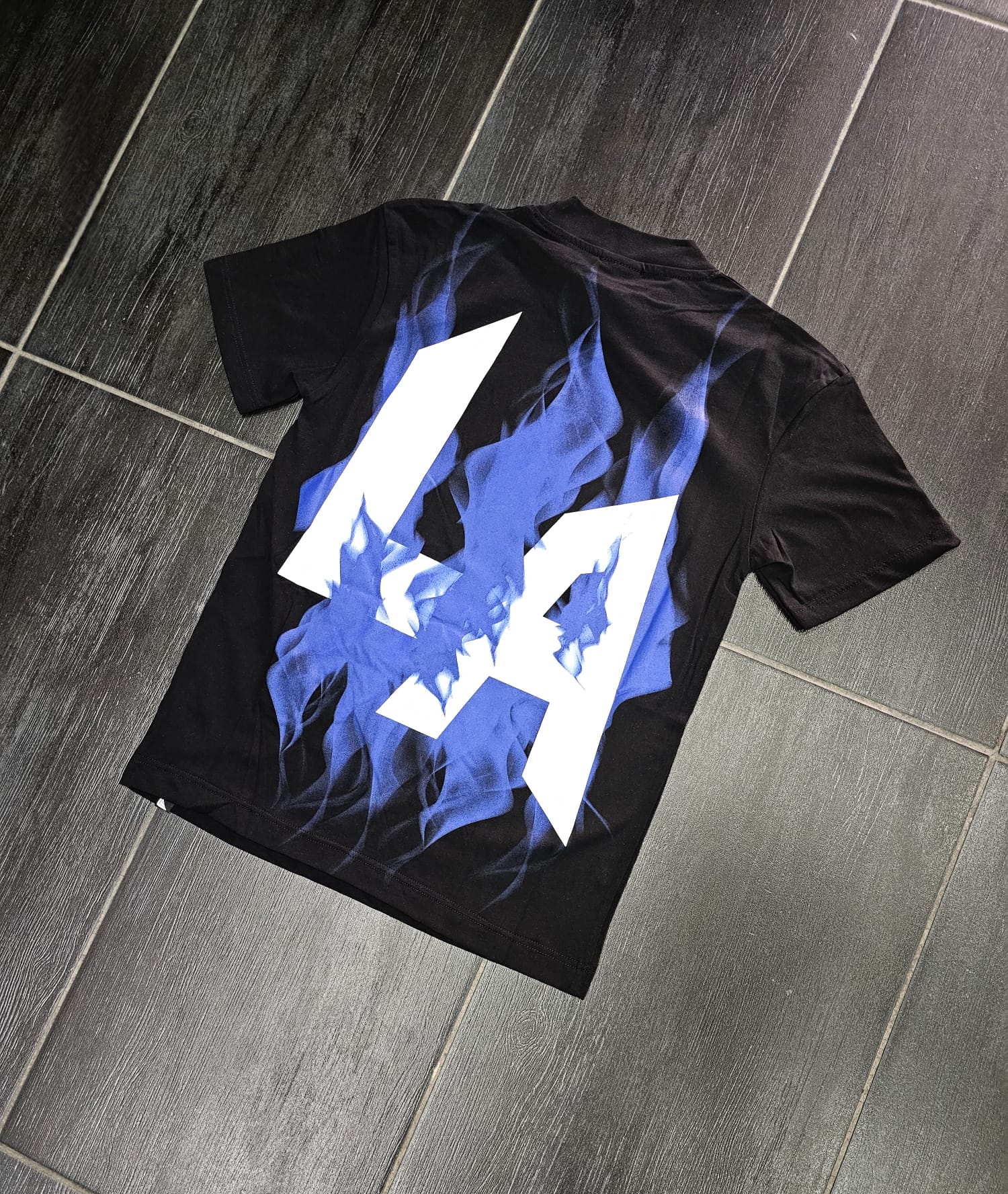 T-Shirt mod L A FUOCO BLUE