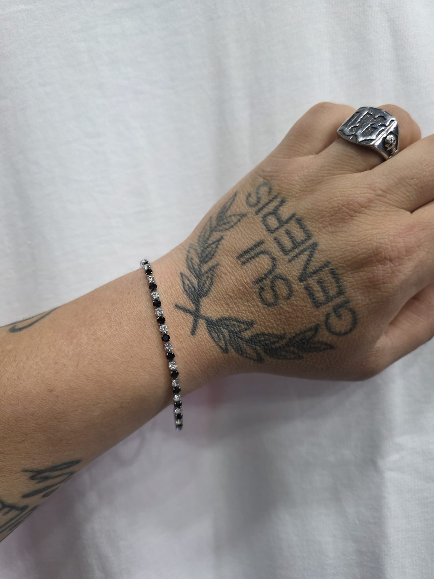 BRACCIALE MOD brillantini neri