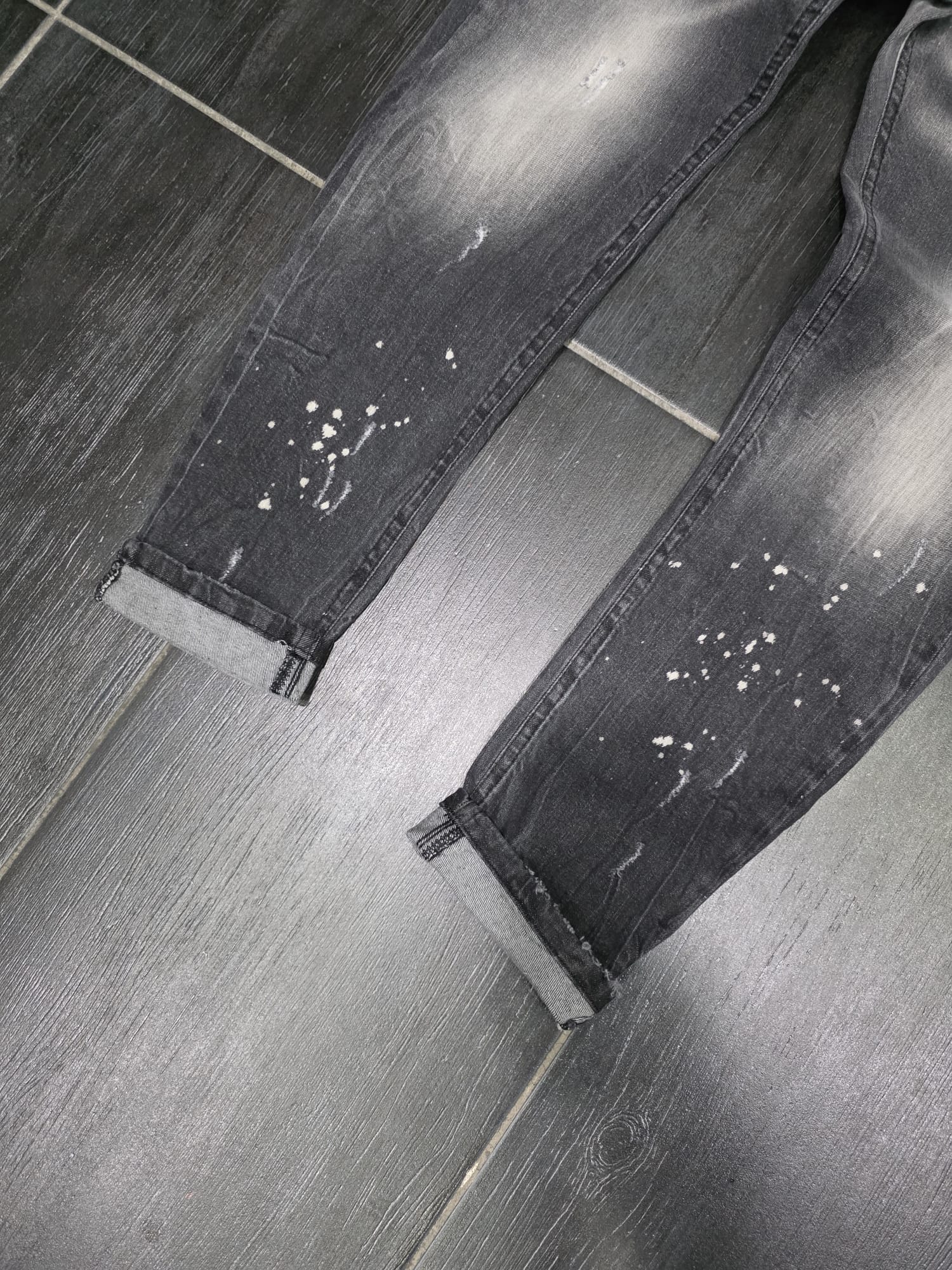 JEANS MOD FIT ANT 5 BLACK