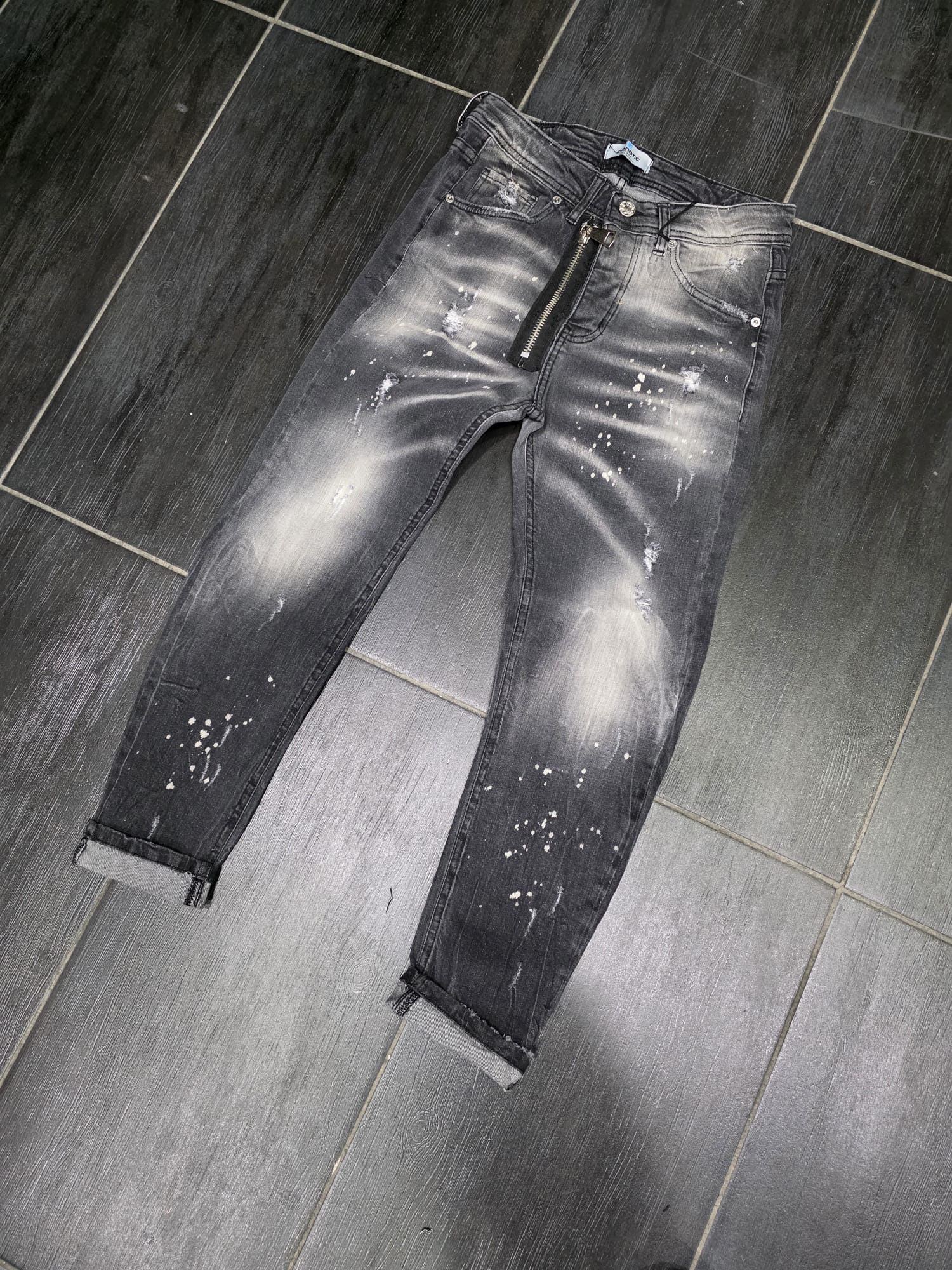 JEANS MOD FIT ANT 5 BLACK