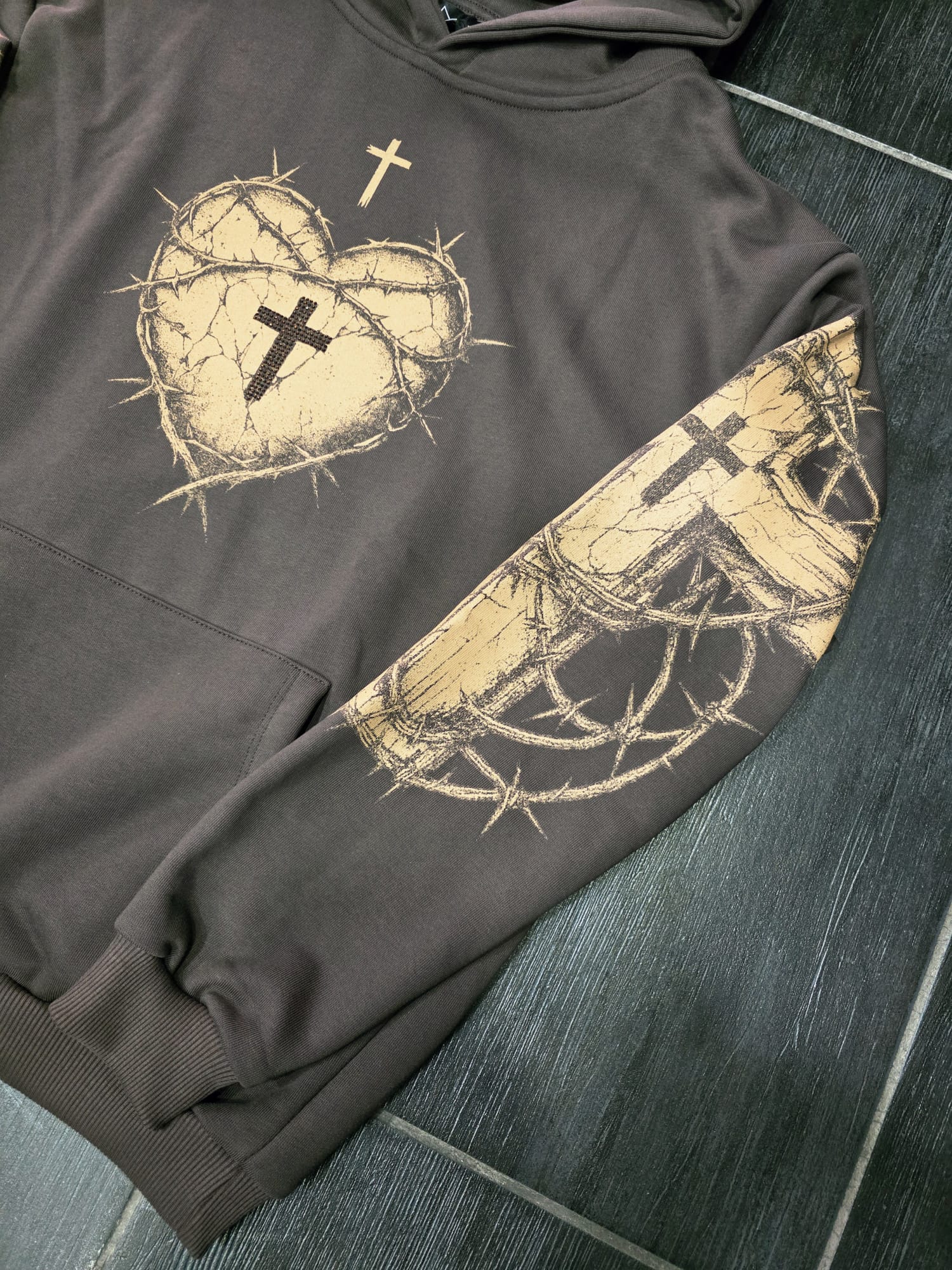 FELPA MOD CUORE BUNKER
