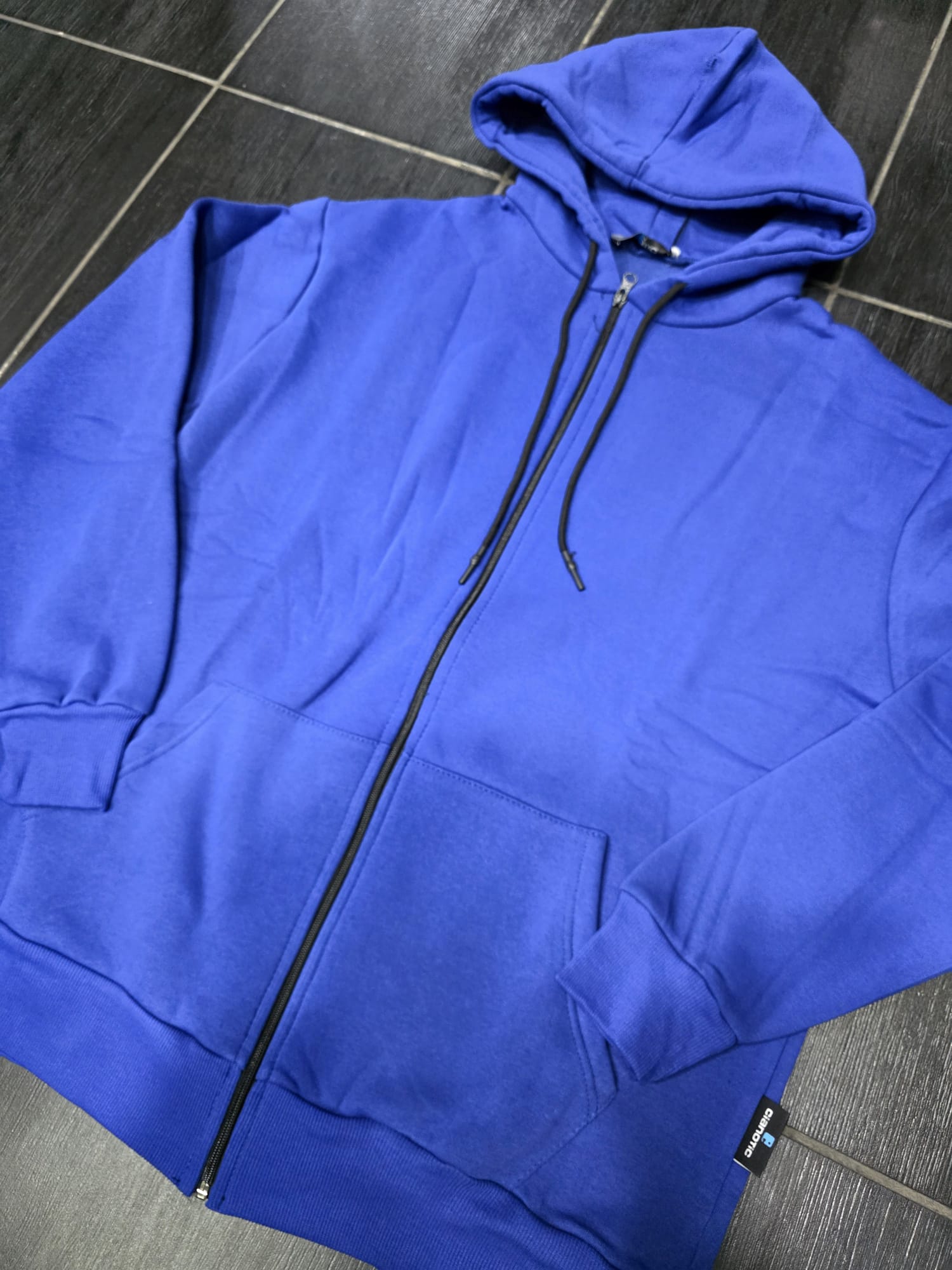 FELPA MOD BASIC ZIP TG