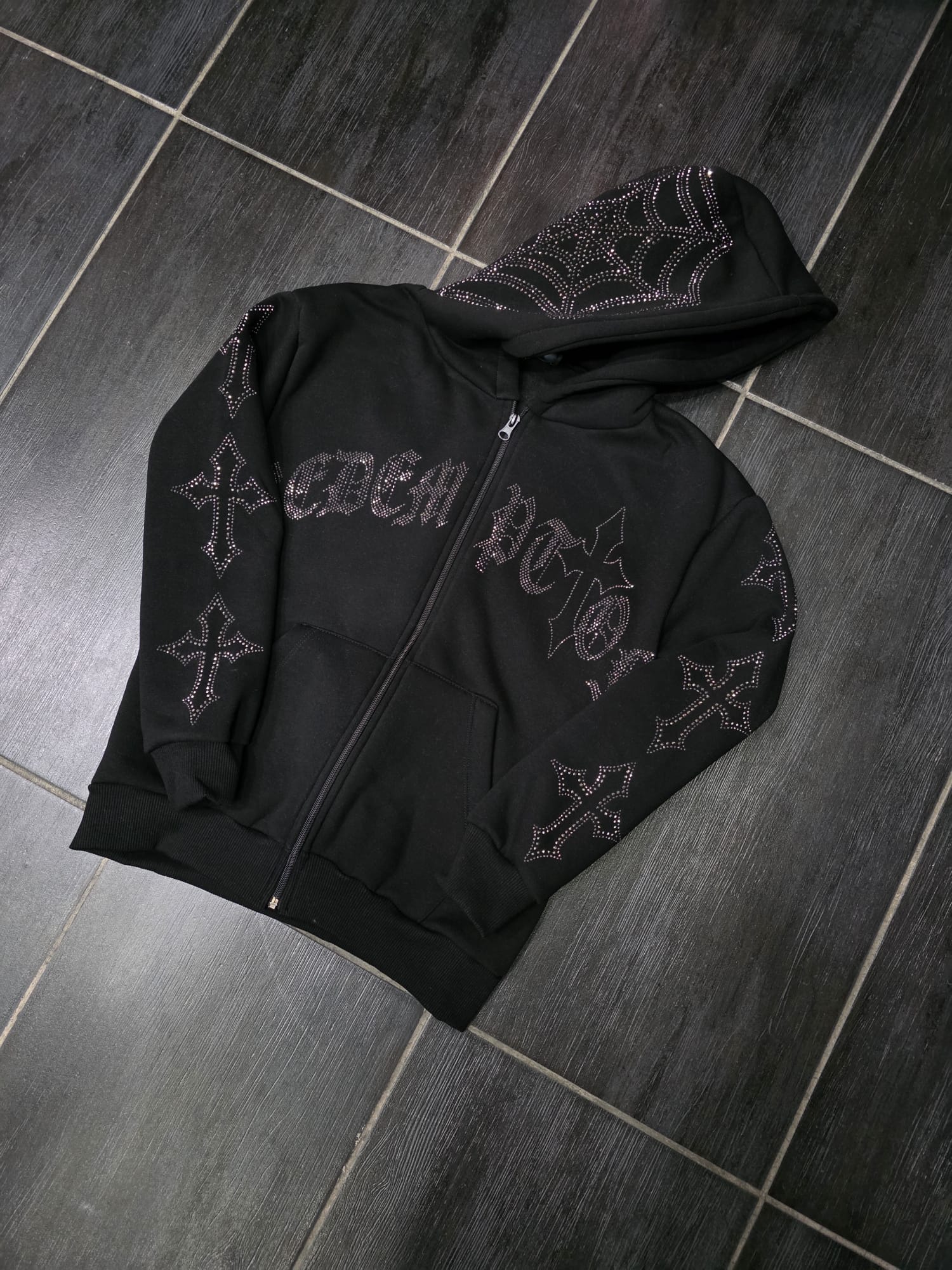 FELPA MOD ZIP SPIDER C