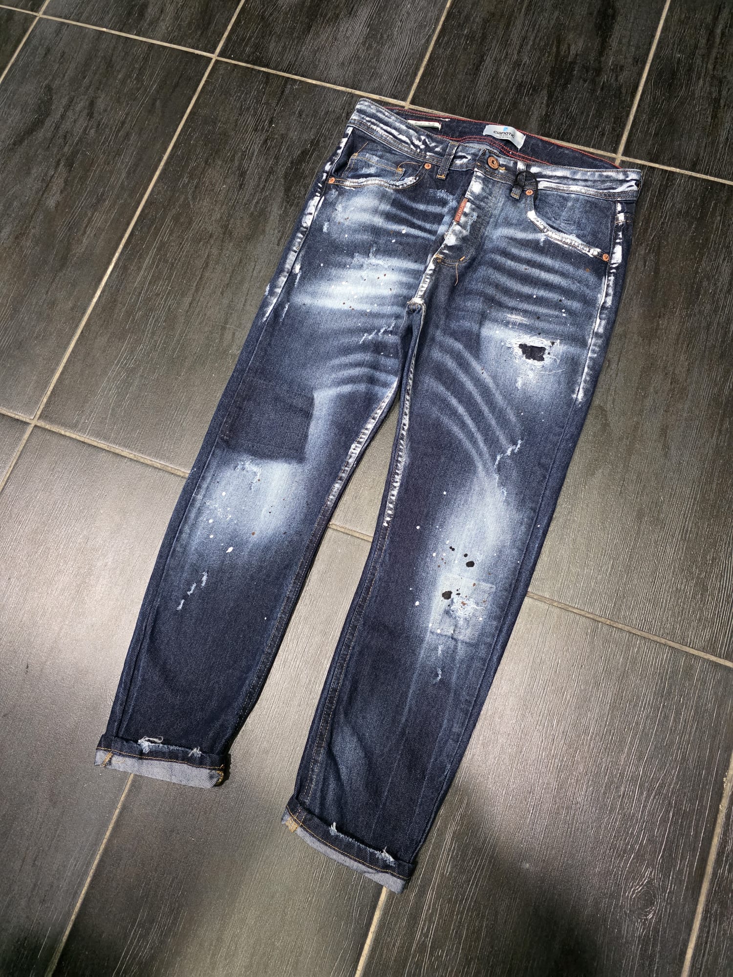 JEANS MOD REM BLUE