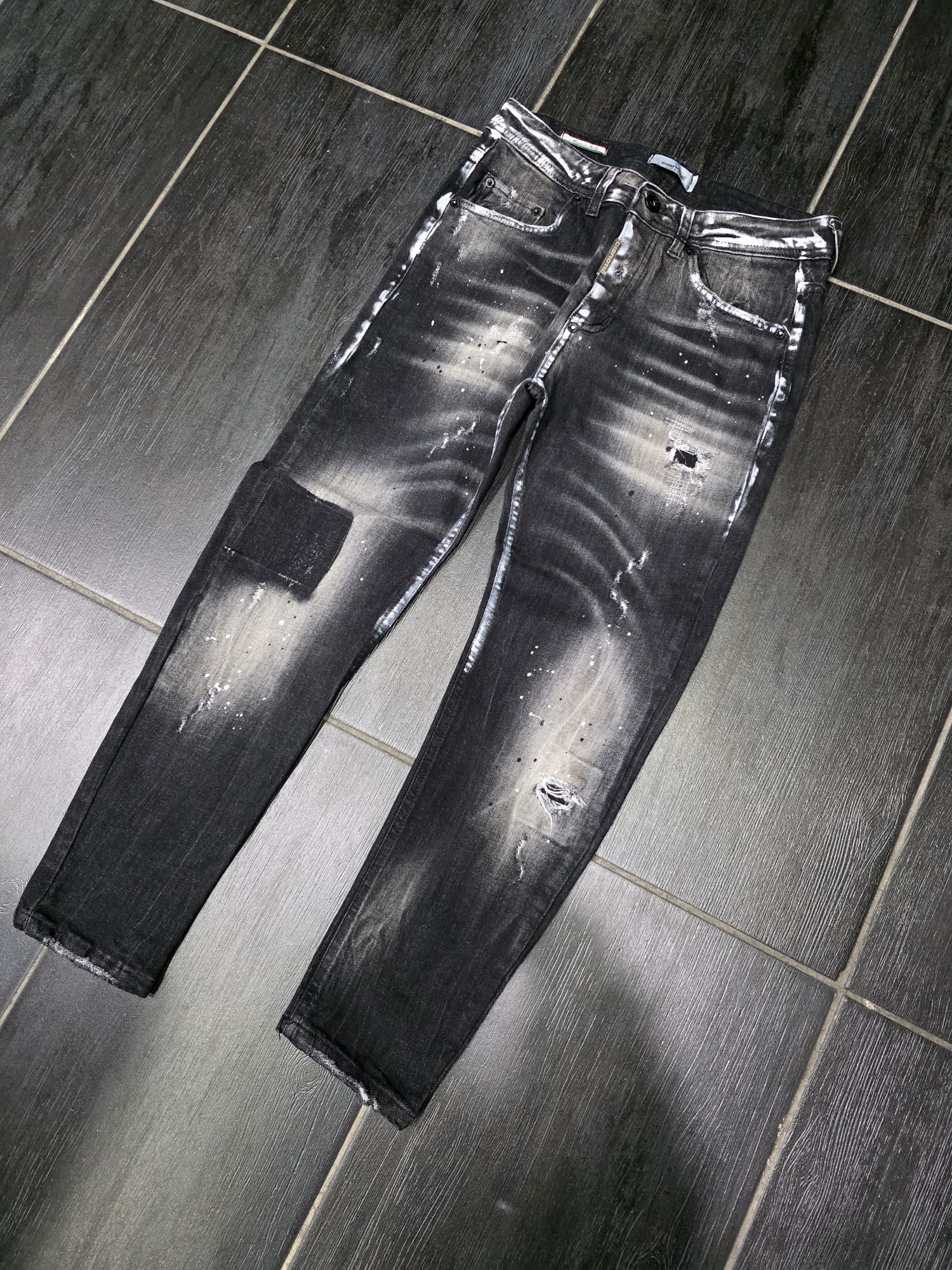 JEANS MOD REM BLACK