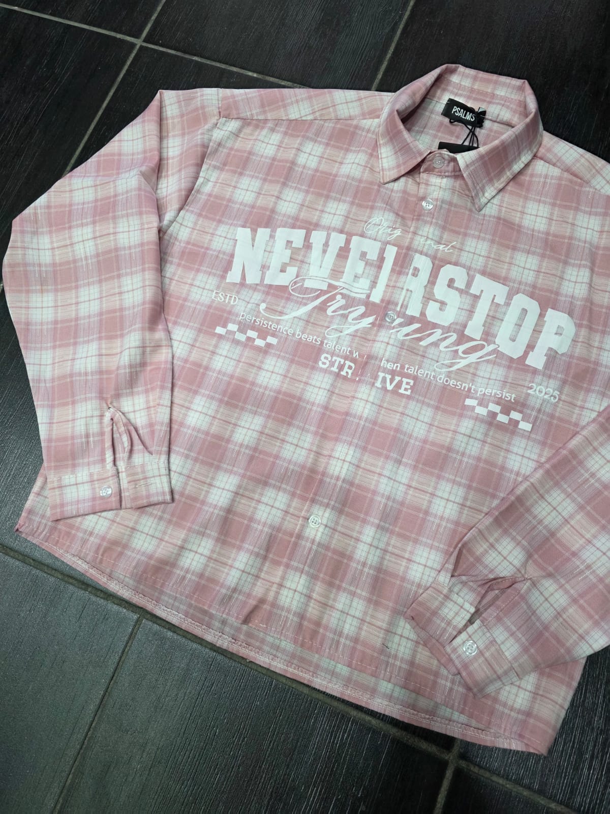 CAMICIA MOD NEVER STOP
