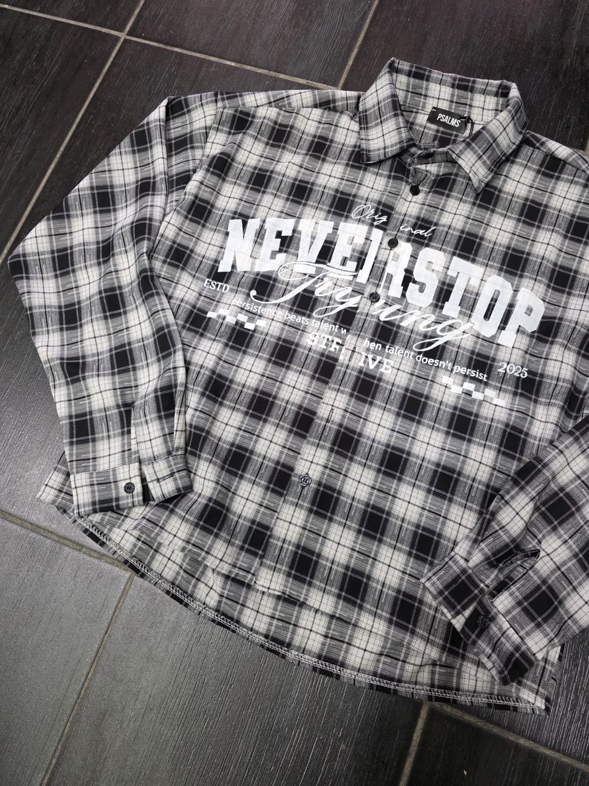 CAMICIA MOD NEVER STOP