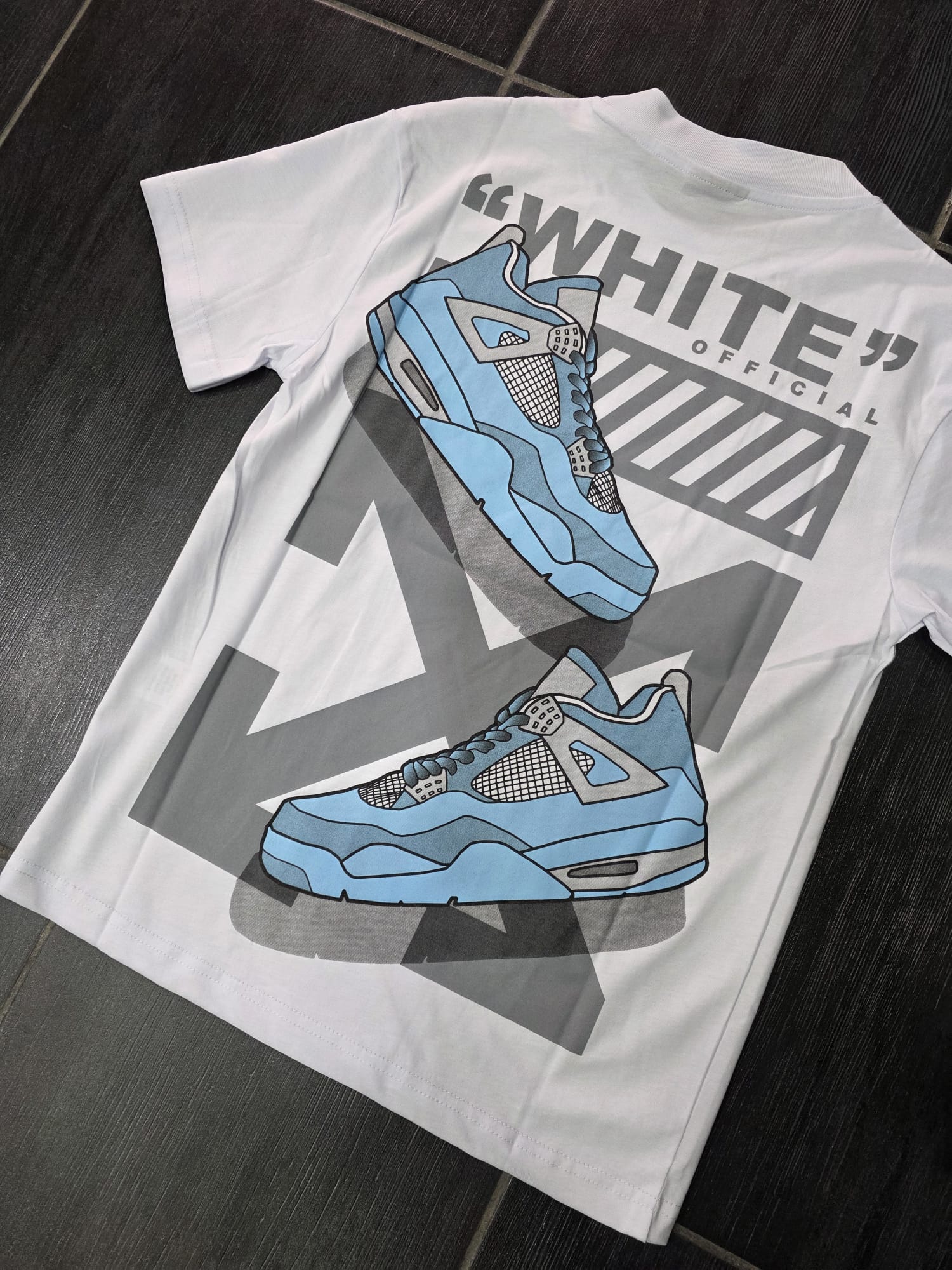 T-Shirt mod SCARPA AZZURRA