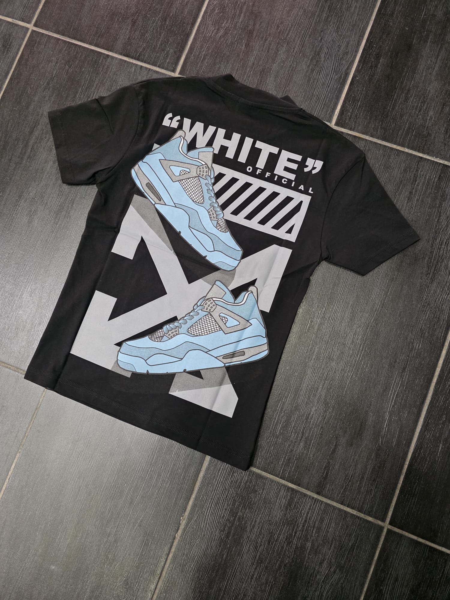 T-Shirt mod SCARPA AZZURRA