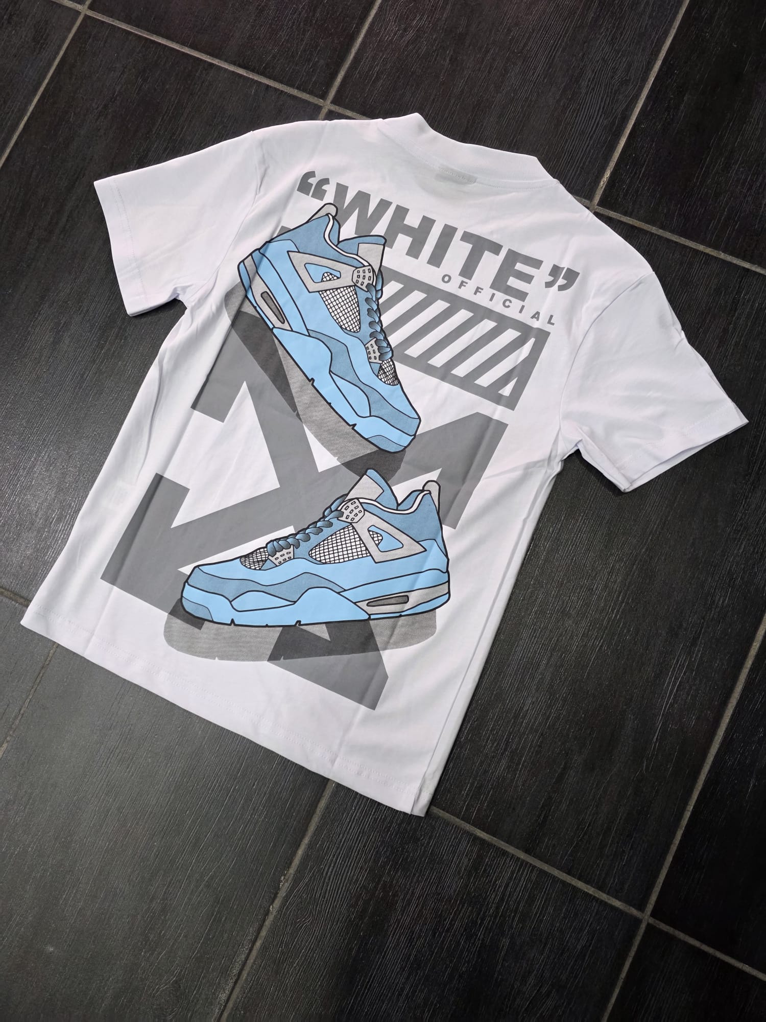 T-Shirt mod SCARPA AZZURRA