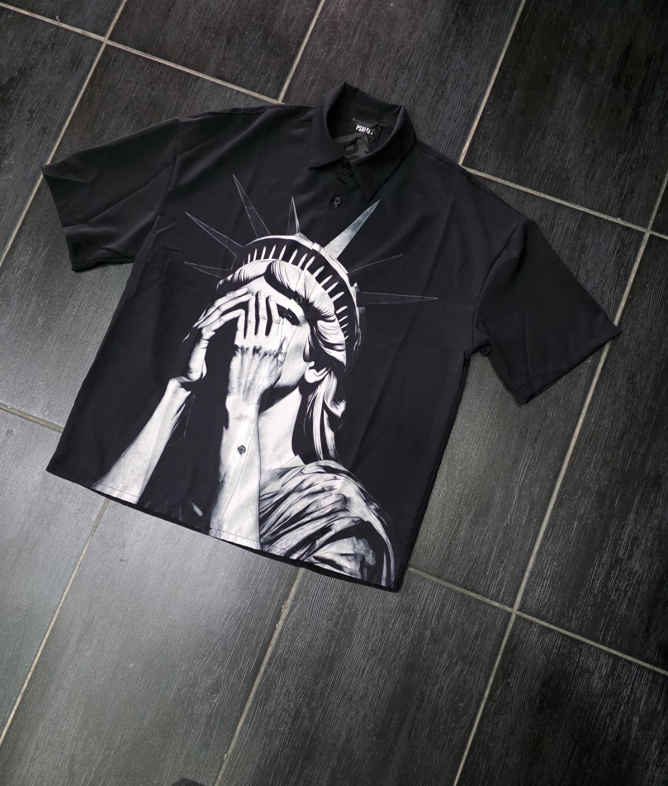 CAMICIA MOD FACE BLUE