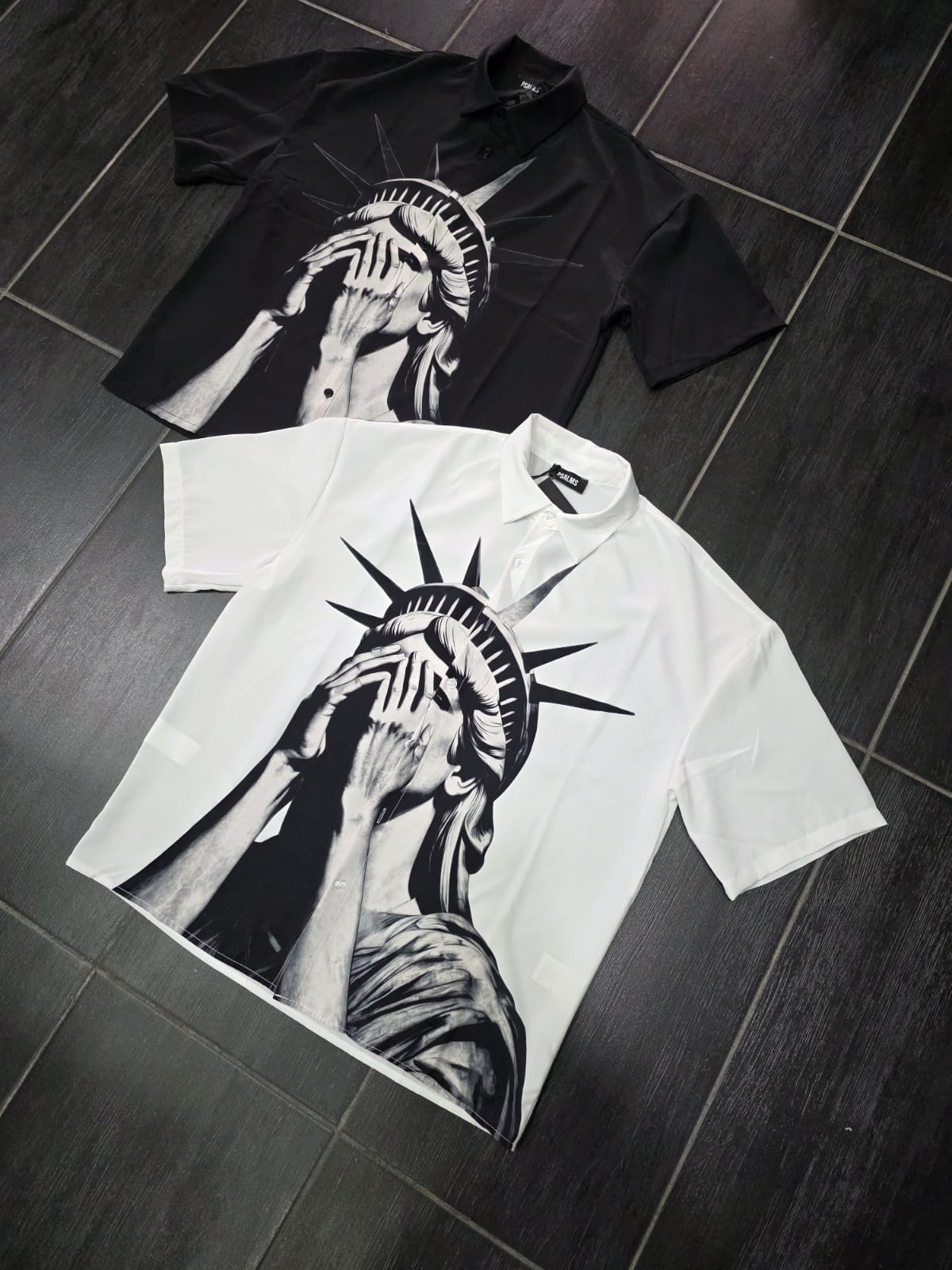 CAMICIA MOD FACE BLUE