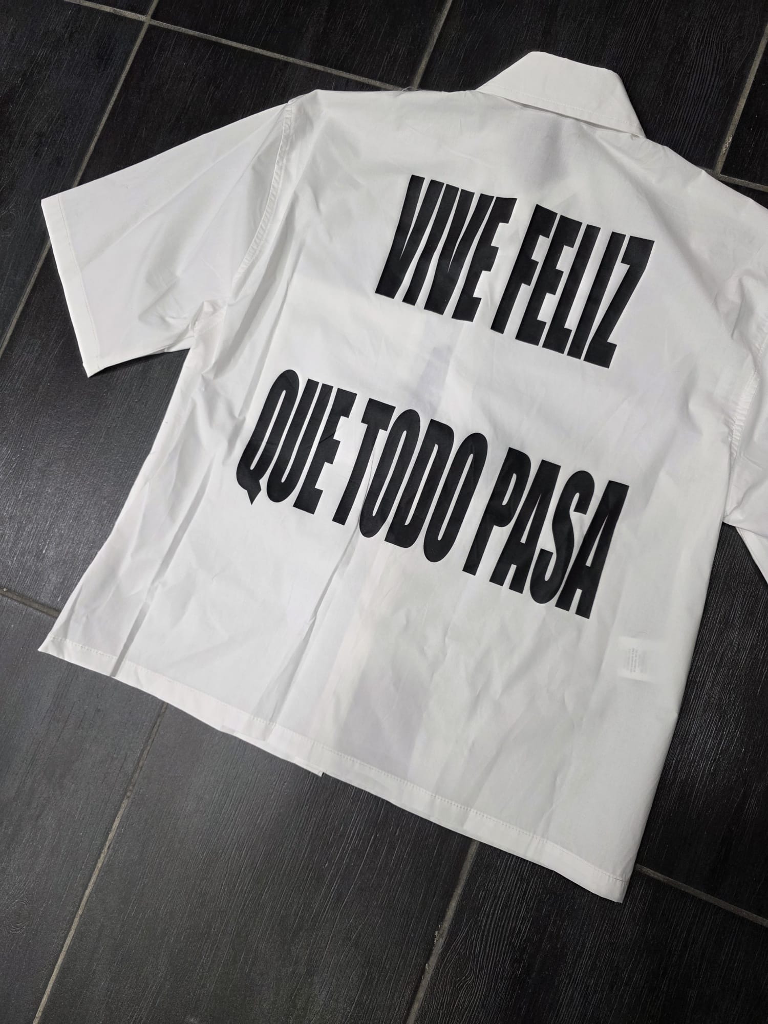 CAMICIA MOD VIVE FELIZ