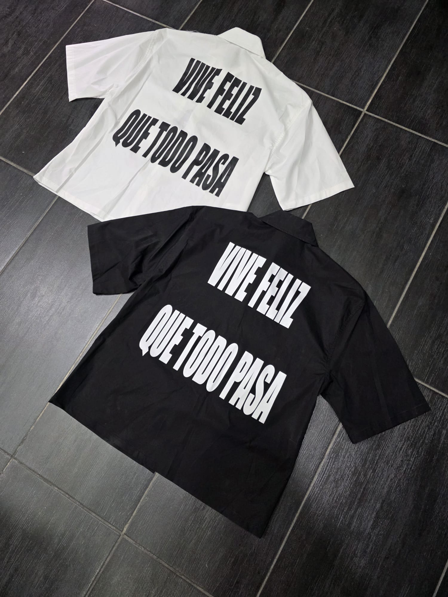 CAMICIA MOD VIVE FELIZ