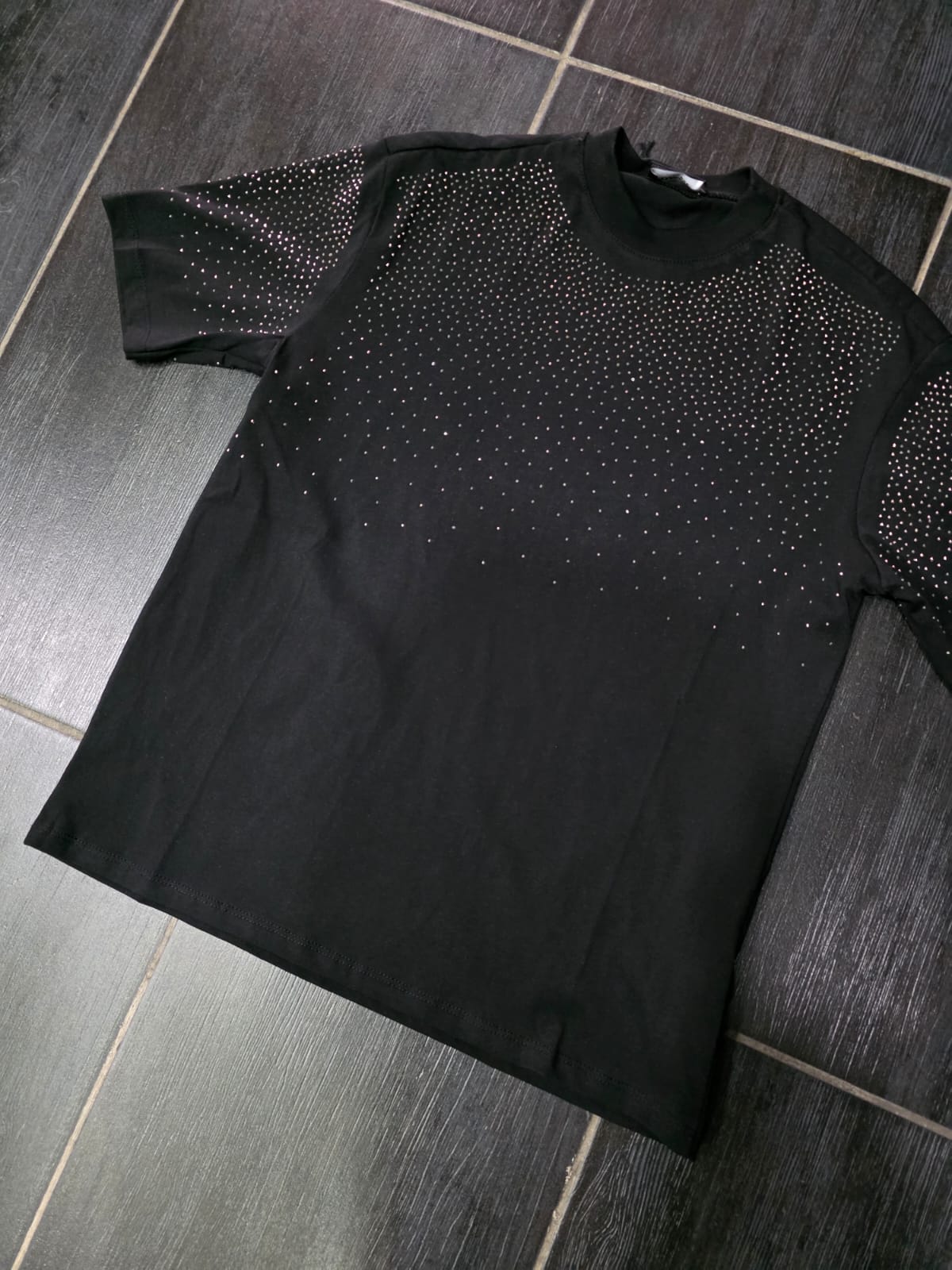 T-SHIRT MOD brillantini 1633