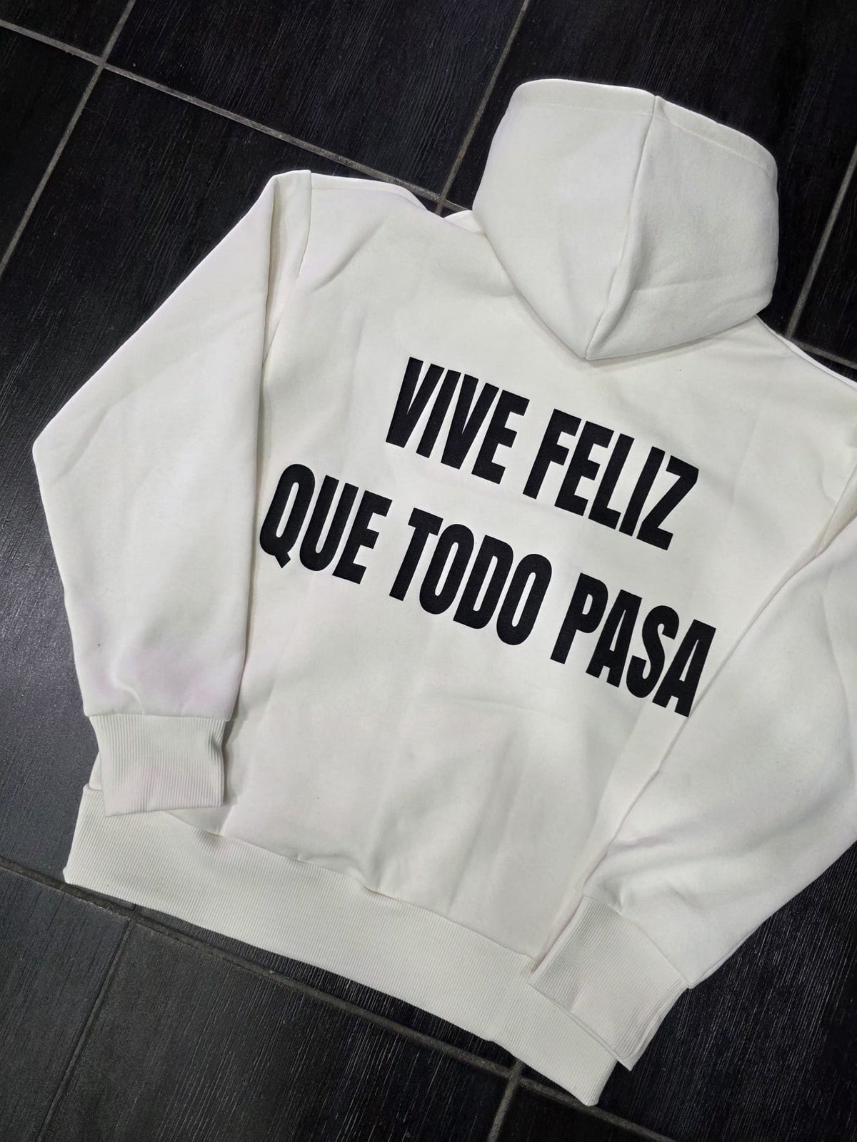 FELPA MOD VIVE FELIZ