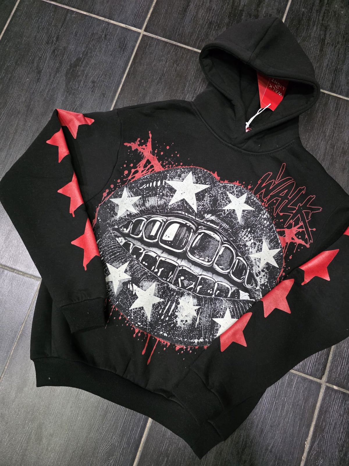 FELPA MOD BOCCA STELLE