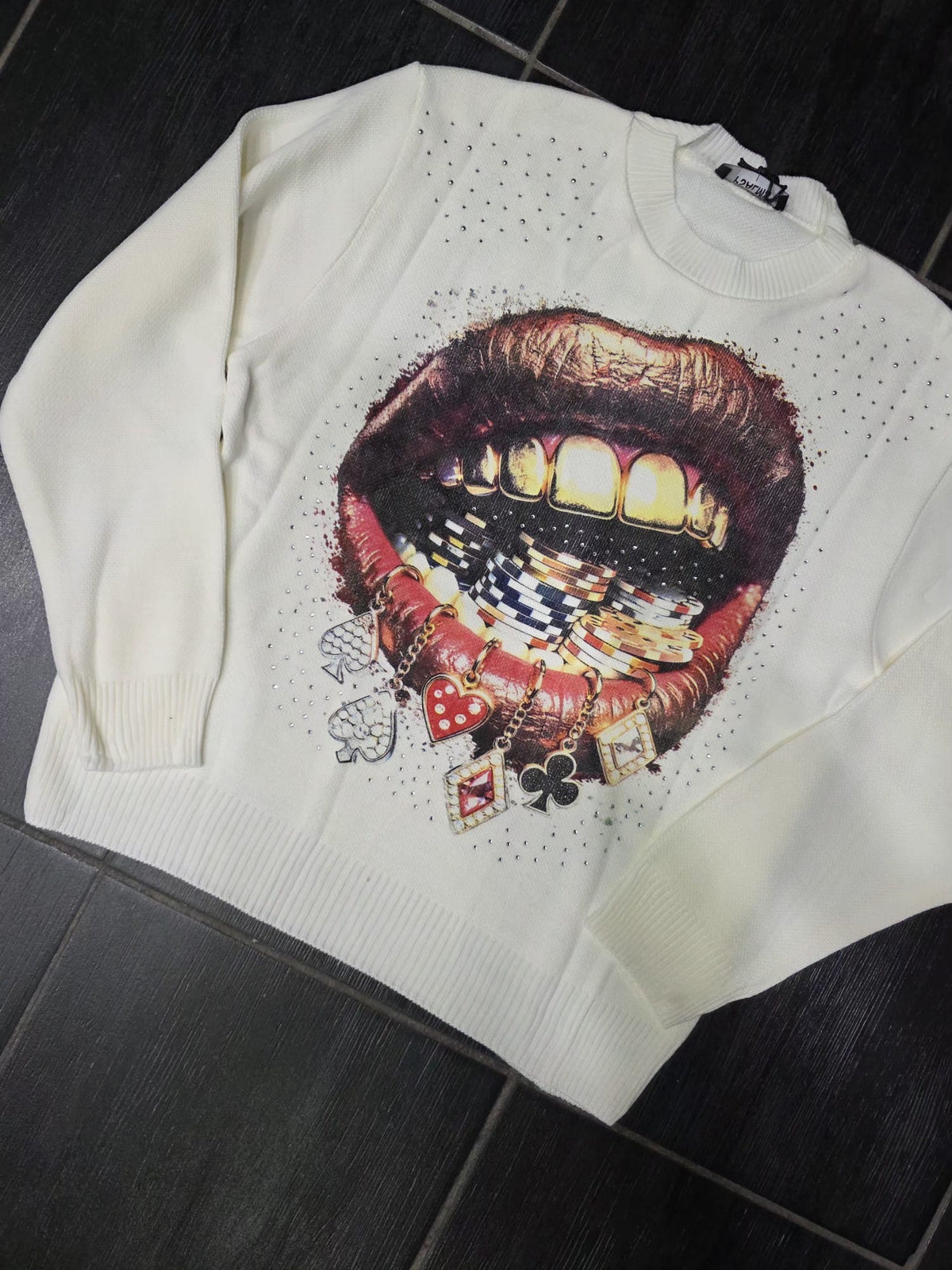 MAGLIONE MOD BOCCA POKER