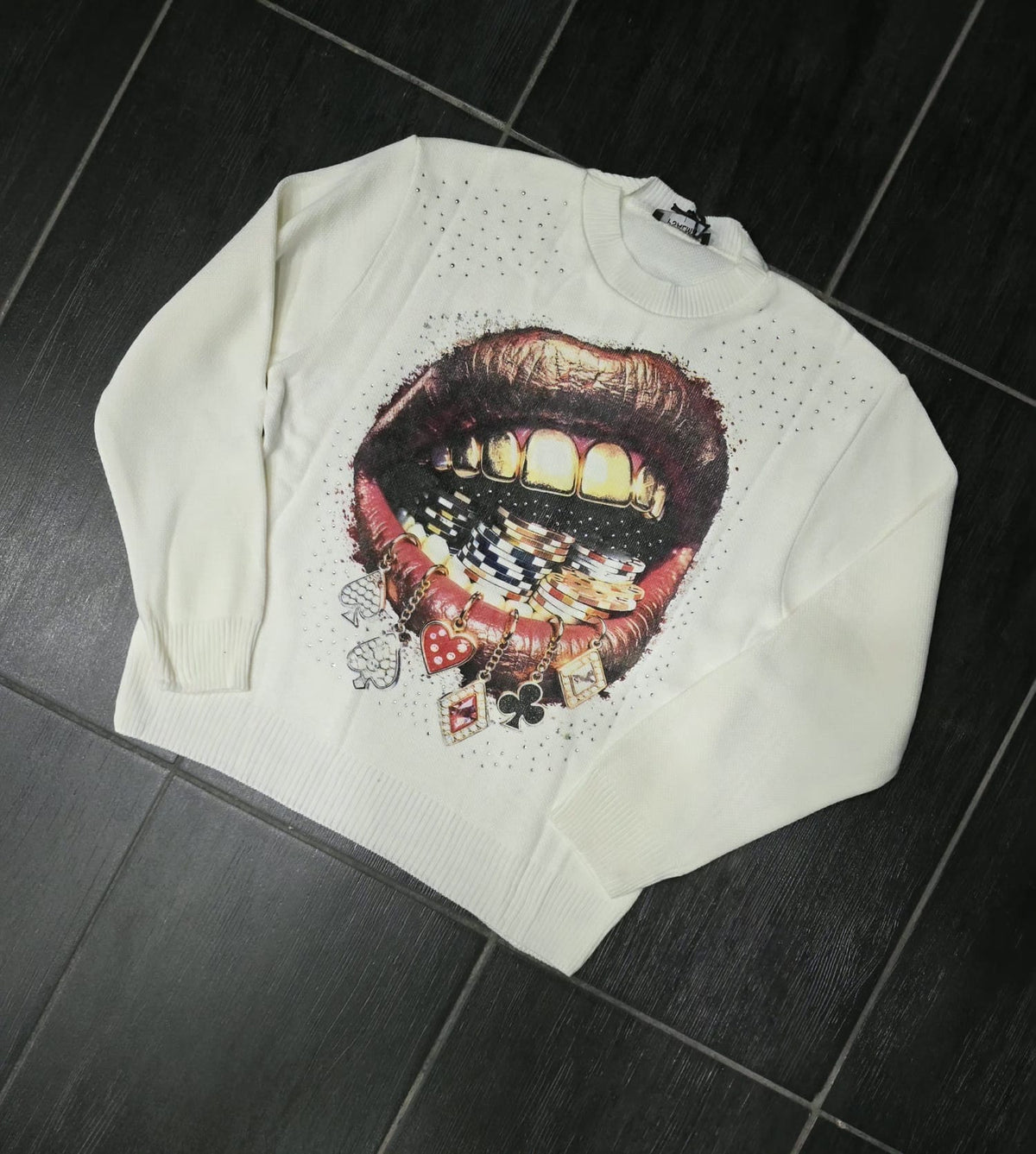 MAGLIONE MOD BOCCA POKER
