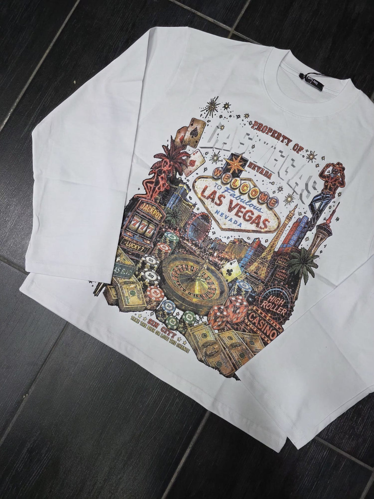 T-SHIRT  LONG SLEEVE  LAS VEGAS