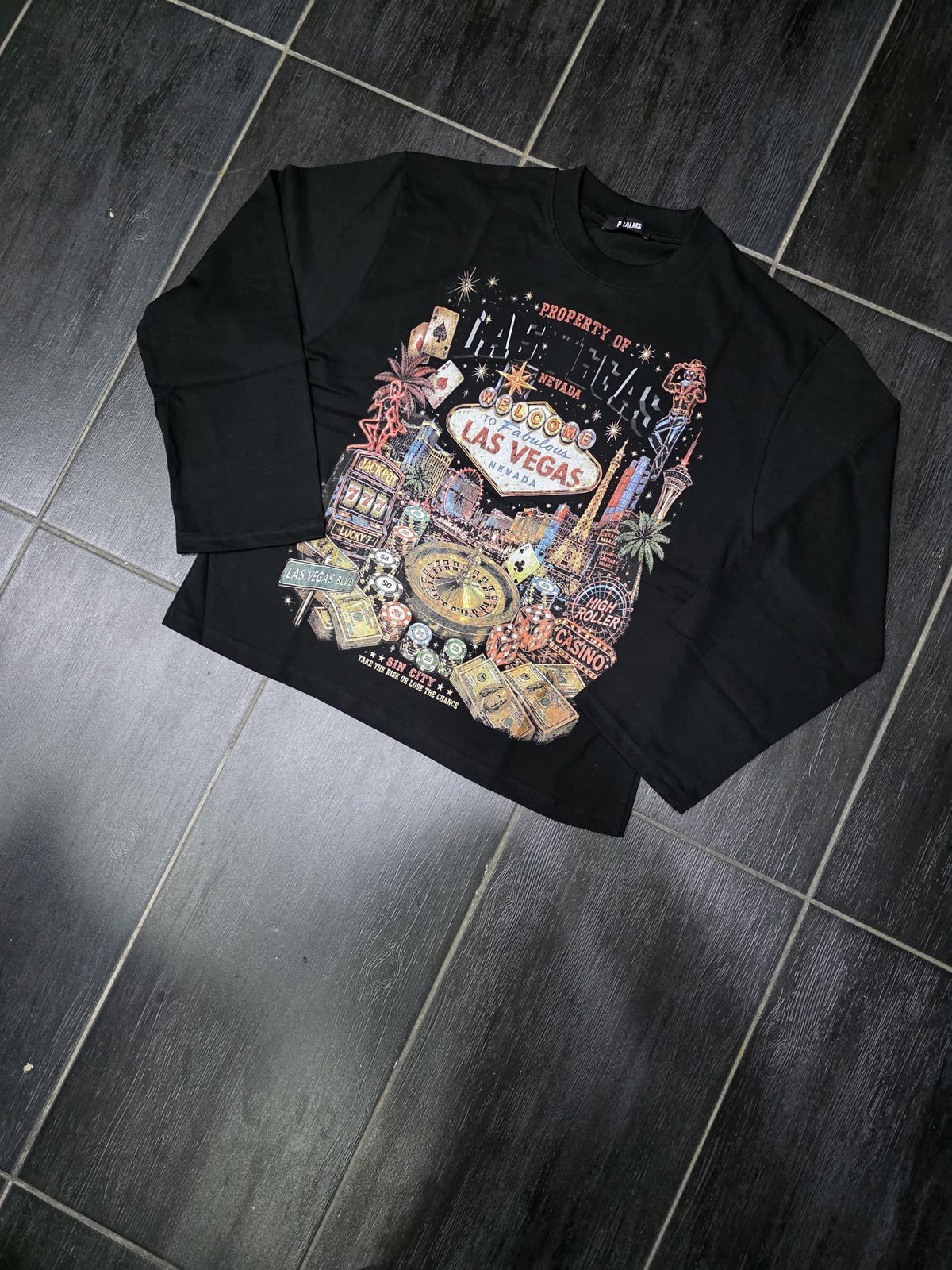 T-SHIRT  LONG SLEEVE  LAS VEGAS