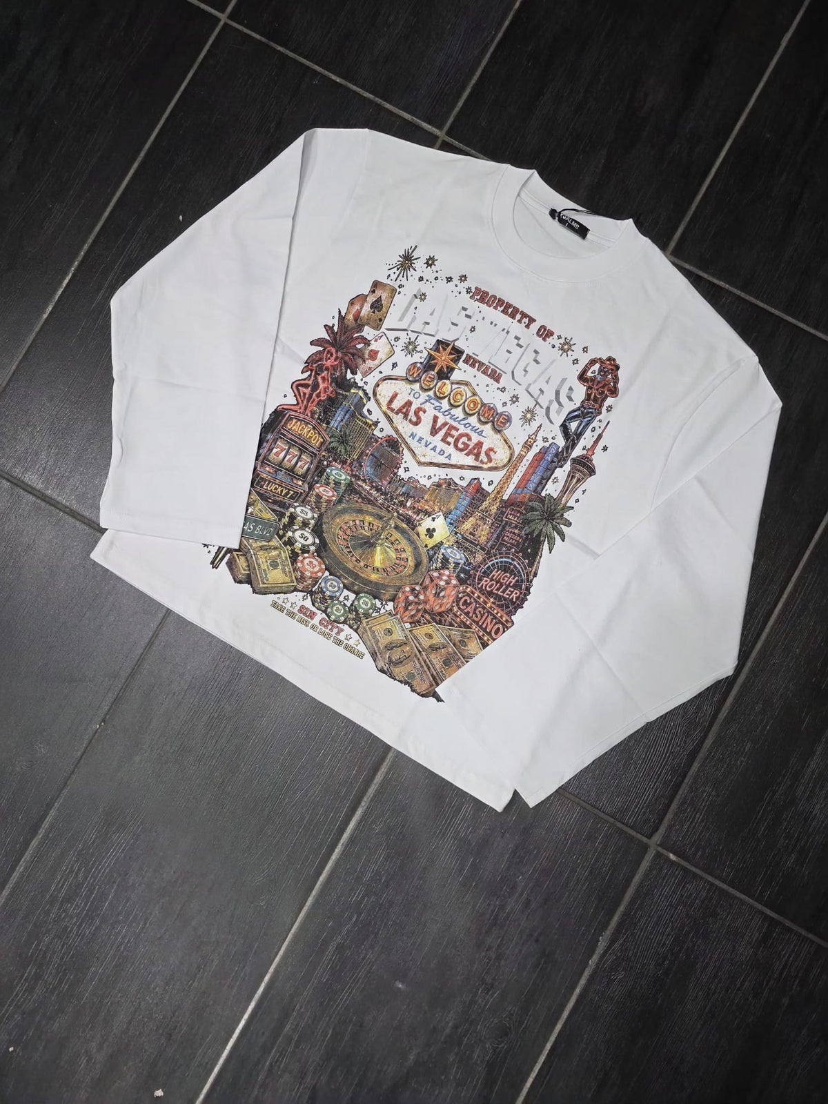 T-SHIRT  LONG SLEEVE  LAS VEGAS