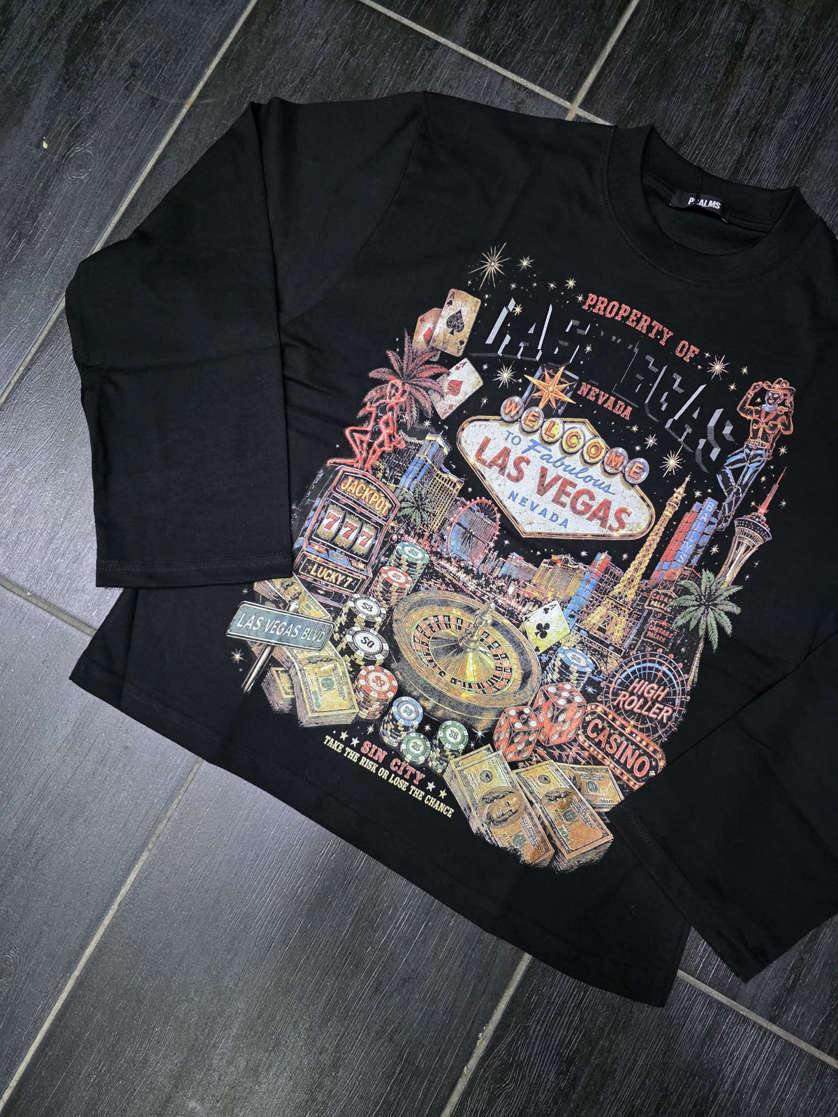 T-SHIRT  LONG SLEEVE  LAS VEGAS